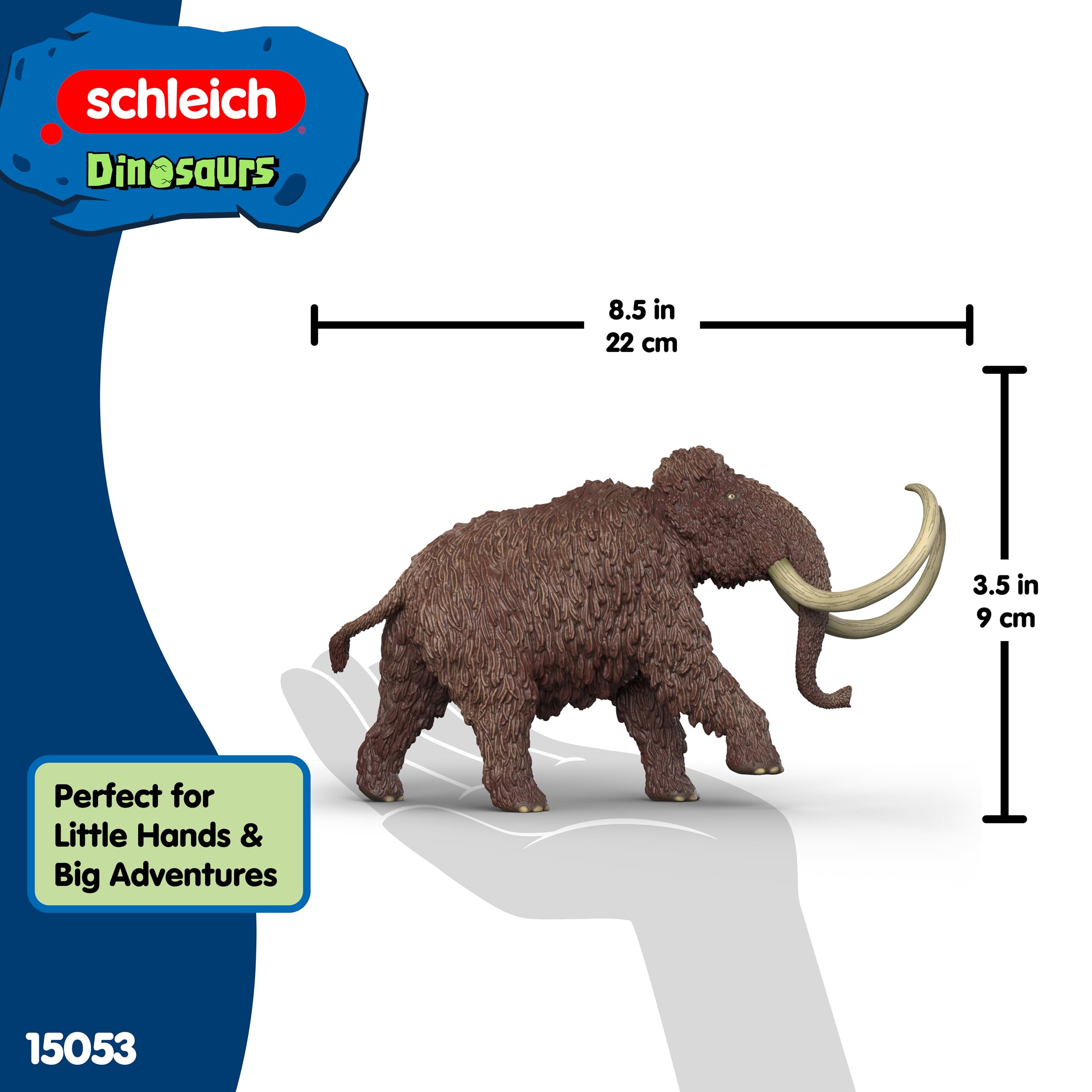 Schleich Mammoth Figure 15053 | Plastic Miniature Figure | Ages 6+ | Multicolor 6