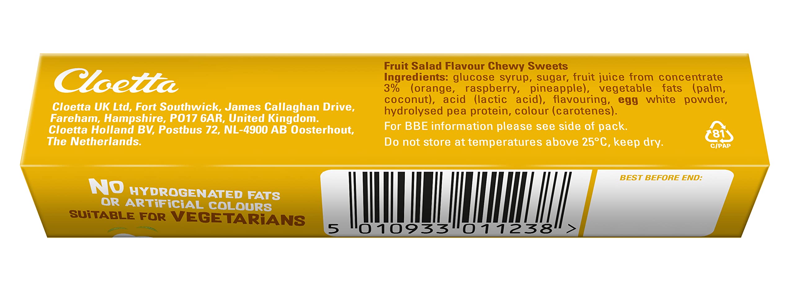 Chewits Fruit & Chewy Sweets - Fruit Salad Flavor | Bulk Box of 40 Sticks (30g Each) 2
