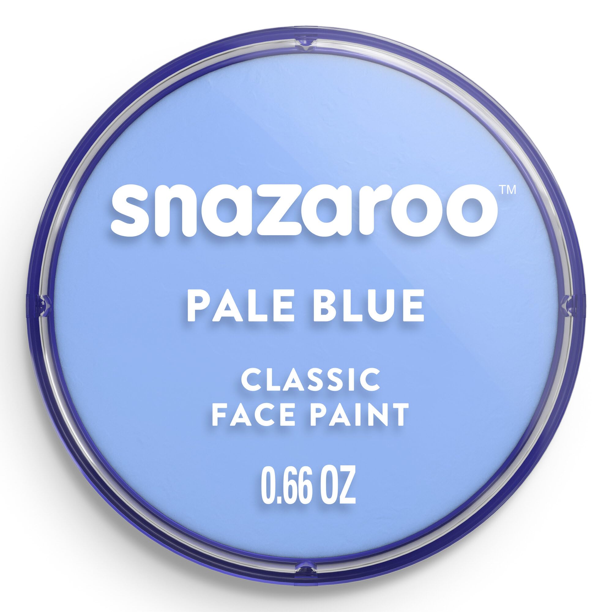 Snazaroo Classic Water Based Face and Body Paint - Pale Blue | Highly Pigmented | Fragrance Free
