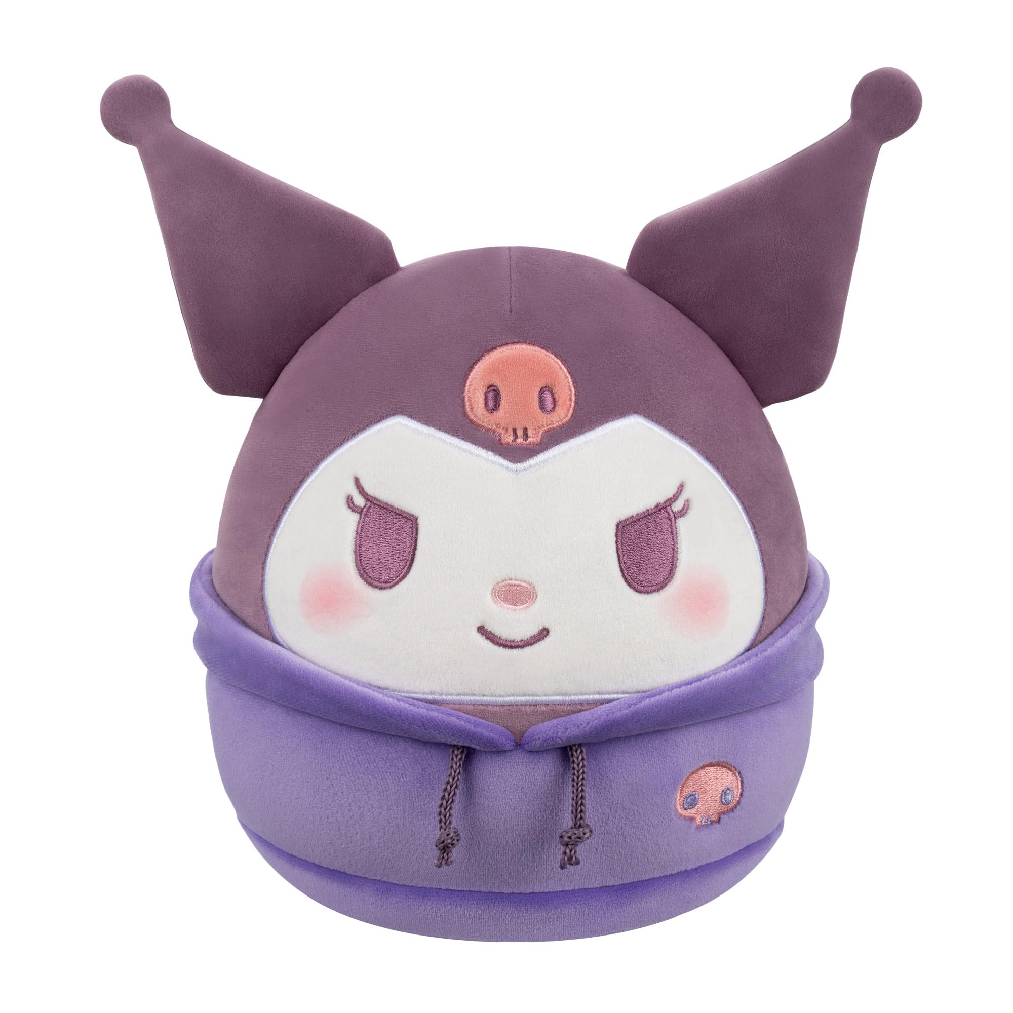 Squishmallows Dabodabo Hoodie Kuromi 8-Inch Plush - Sanrio x Squishmallows Collaboration 1