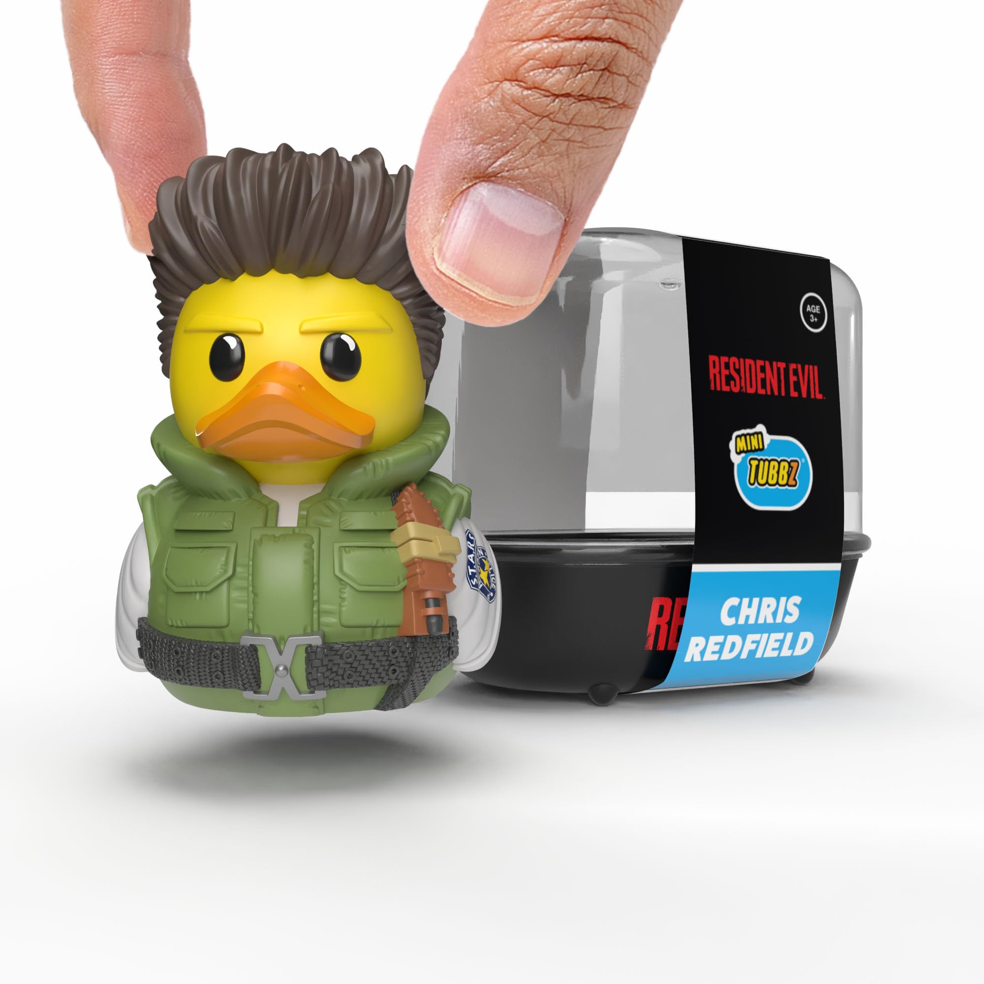 TUBBZ Resident Evil Chris Redfield Cosplaying Rubber Duck Vinyl Figure Mini Edition 1