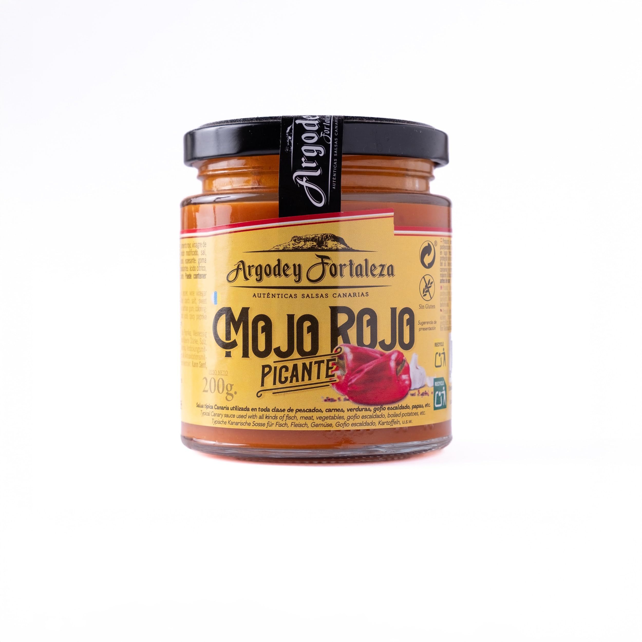 Argodey Fortaleza Spicy Red Mojo - Authentic Canarian Recipe | 200g