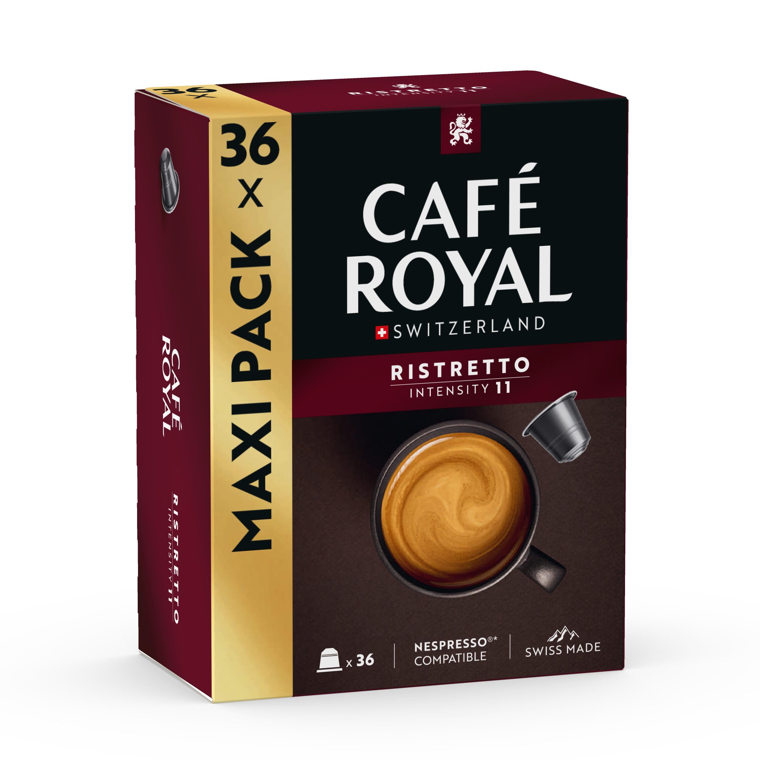 Café Royal Ristretto Nespresso Compatible Capsules | Intensity 11 | 36 Count | 80% Recycled Aluminium 3