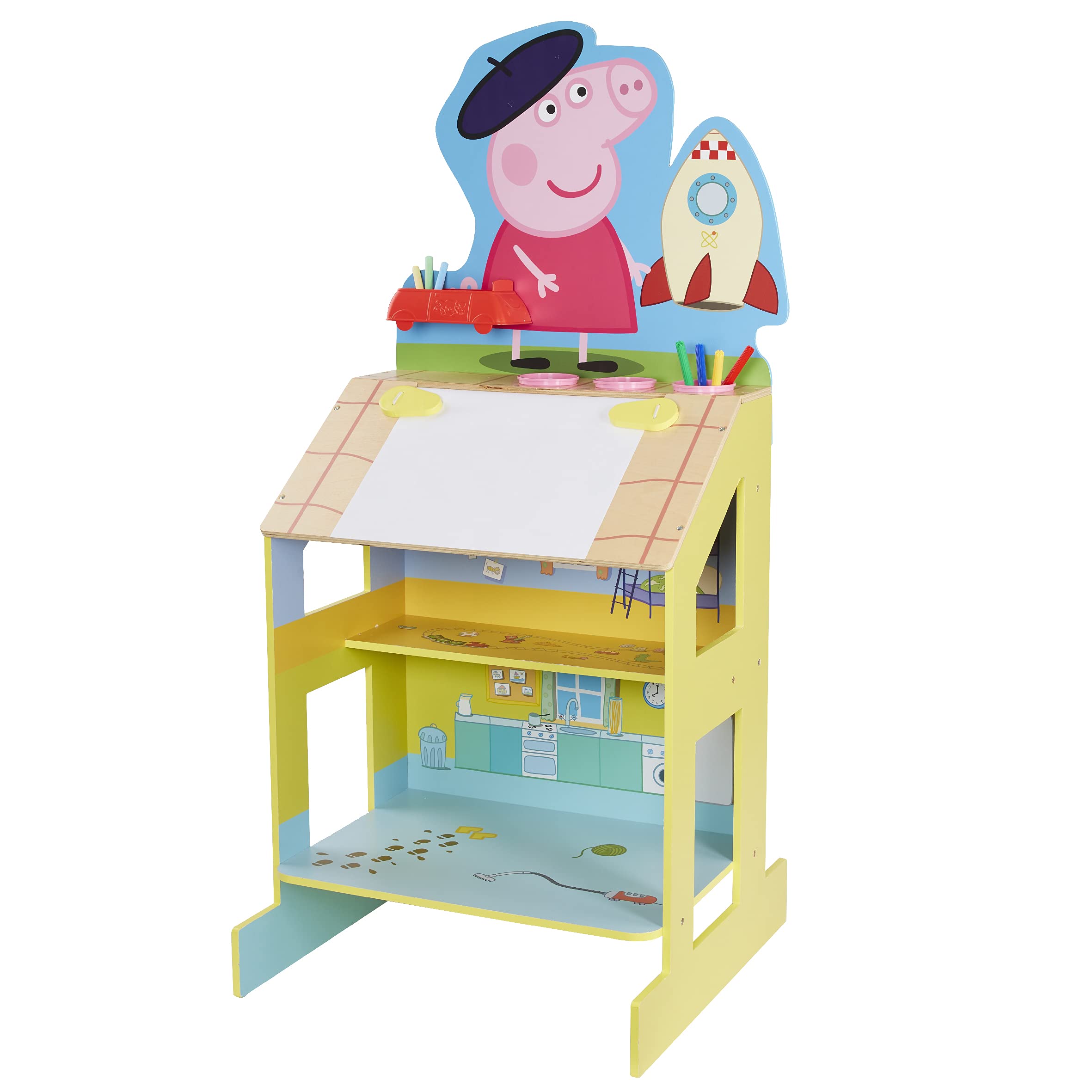 Caballete de madera para jugar y dibujar de Peppa Pig