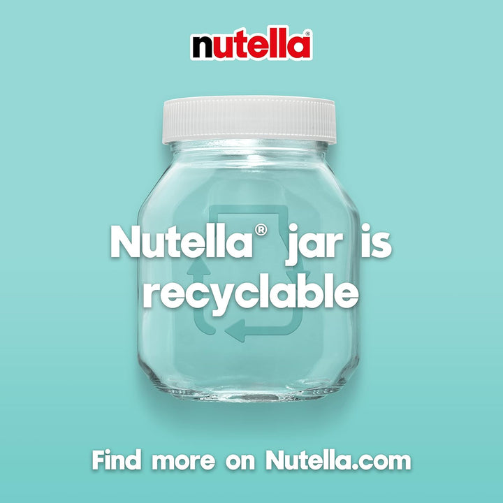 Nutella Hazelnut Chocolate Spread 350g Jar - Cocoa & Hazelnut Spread for Pancakes