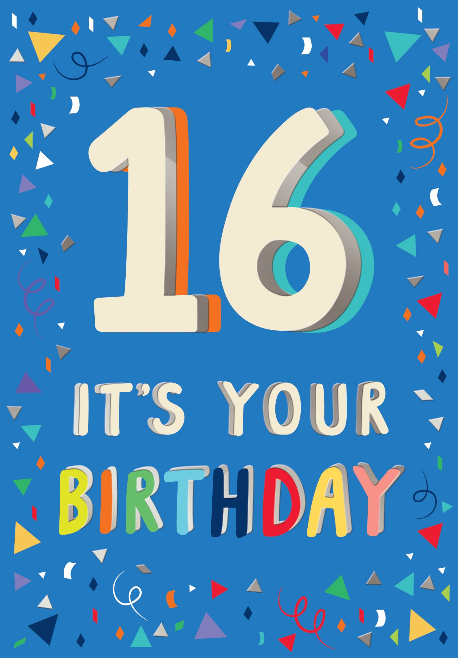 Piccadilly Greetings Age 16 Milestone Birthday Card for Boys | Approx. 7 x 5 Inches 1