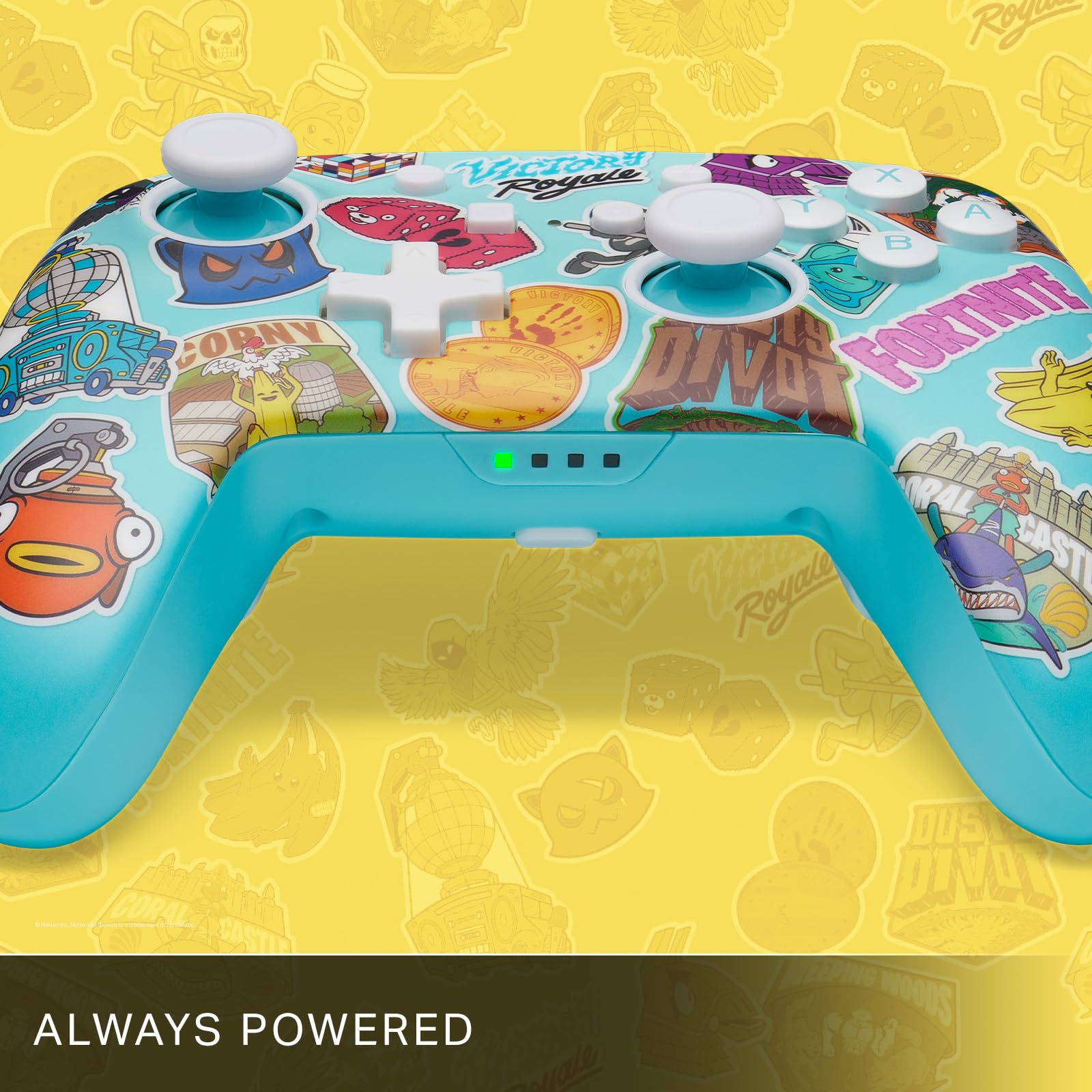 Fortnite Sticker Mania - PowerA Enhanced Wireless Controller for Nintendo Switch 4