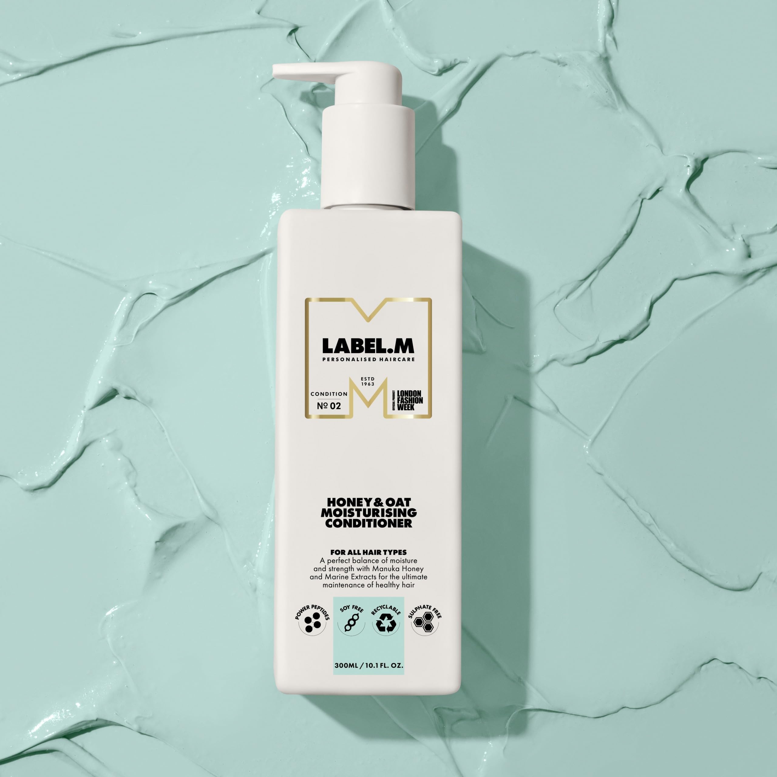 label.m Honey & Oat Moisturising Conditioner - Nourishes & Repairs | 300ml 4
