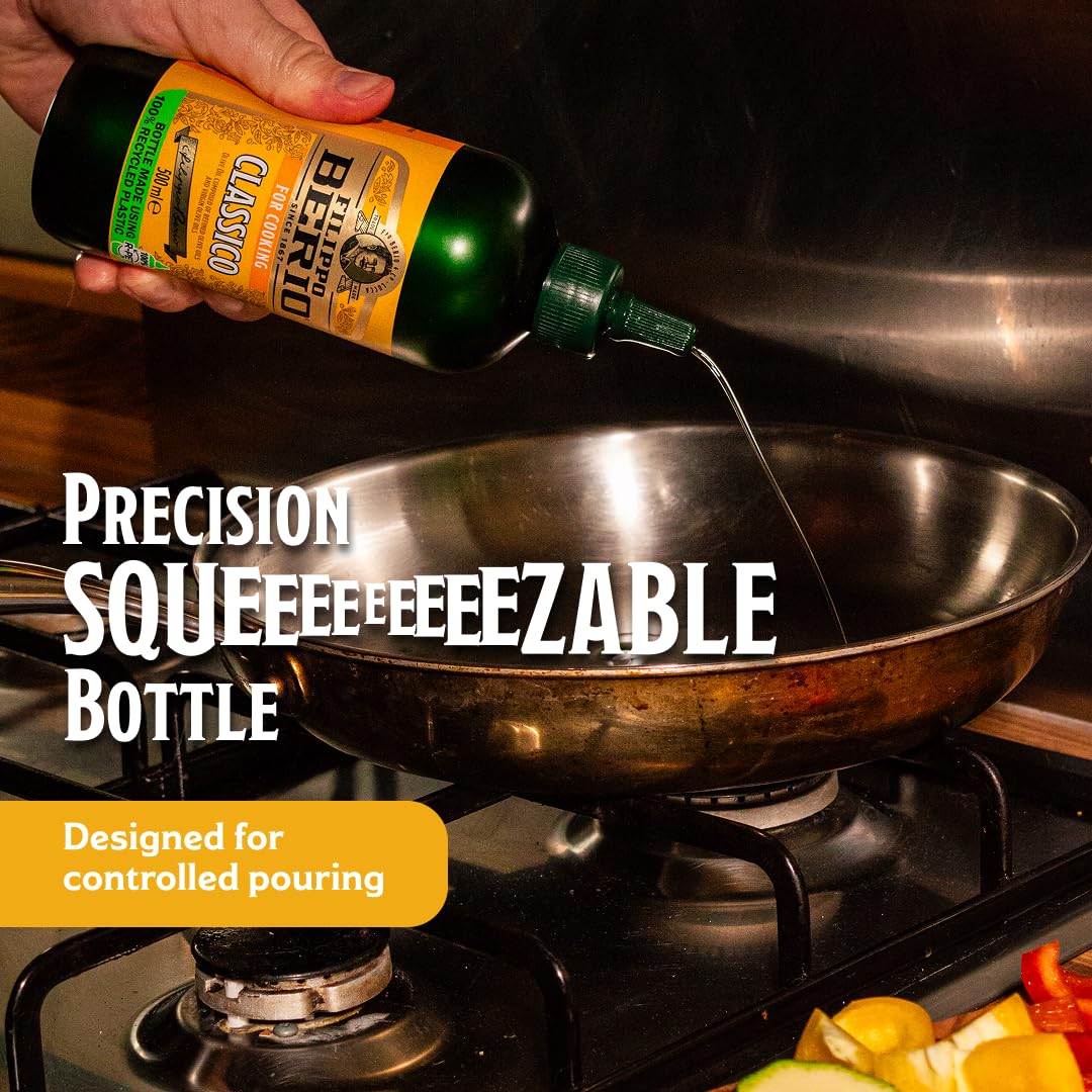 Filippo Berio Classico Olive Oil - Versatile Flavor, Squeezable Bottle | 500ml