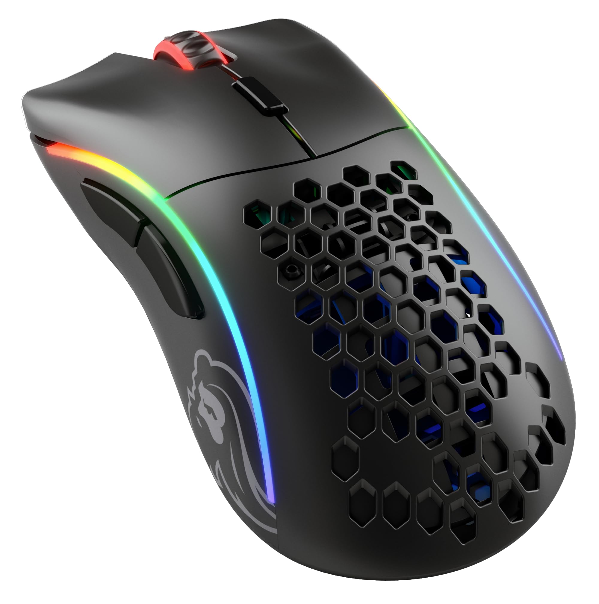 GLORIOUS Model D Wireless Gaming Mouse - 69g Lightweight, 2.4GHz Wireless, 71H Battery, BAMF Sensor, RGB, Ergonomic - Matte Black