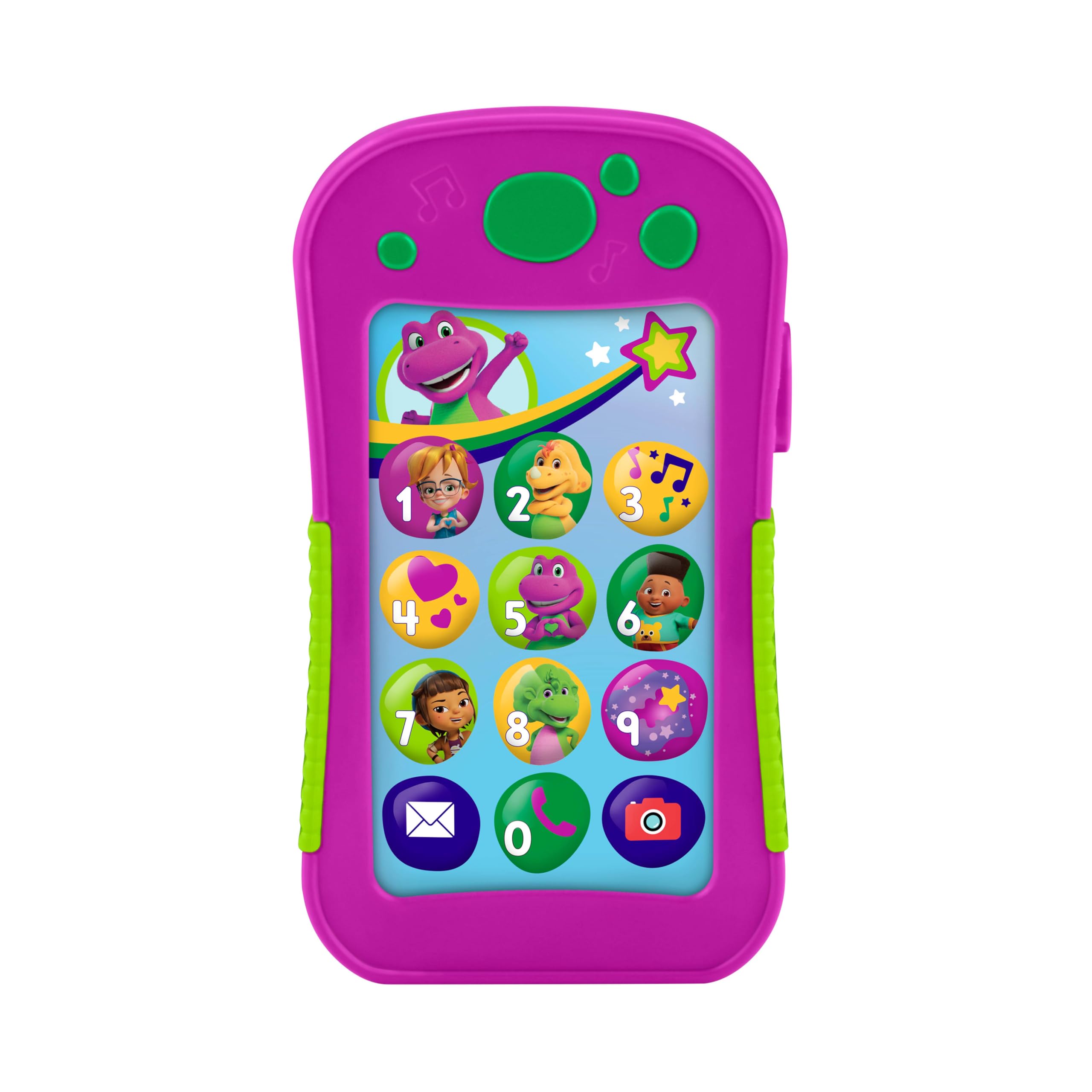 Barney's World Hey Phone - Music, Lights & Phrases | Ages 2+ | Multicolor