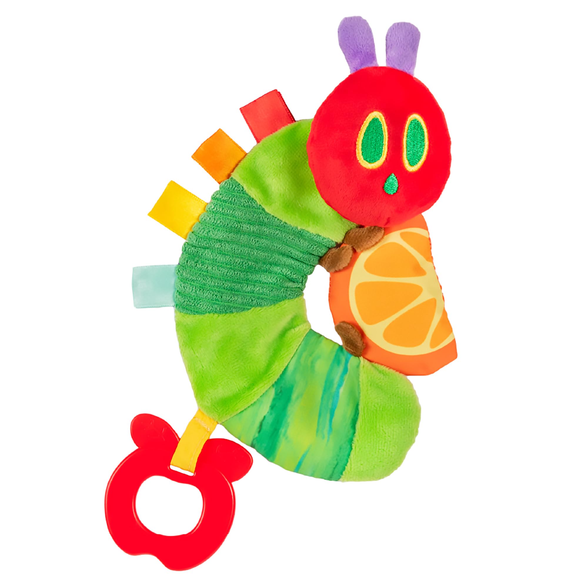 KIDS PREFERRED The Very Hungry Caterpillar Sensory Crinkle Toy with Teether | Ages 0m+