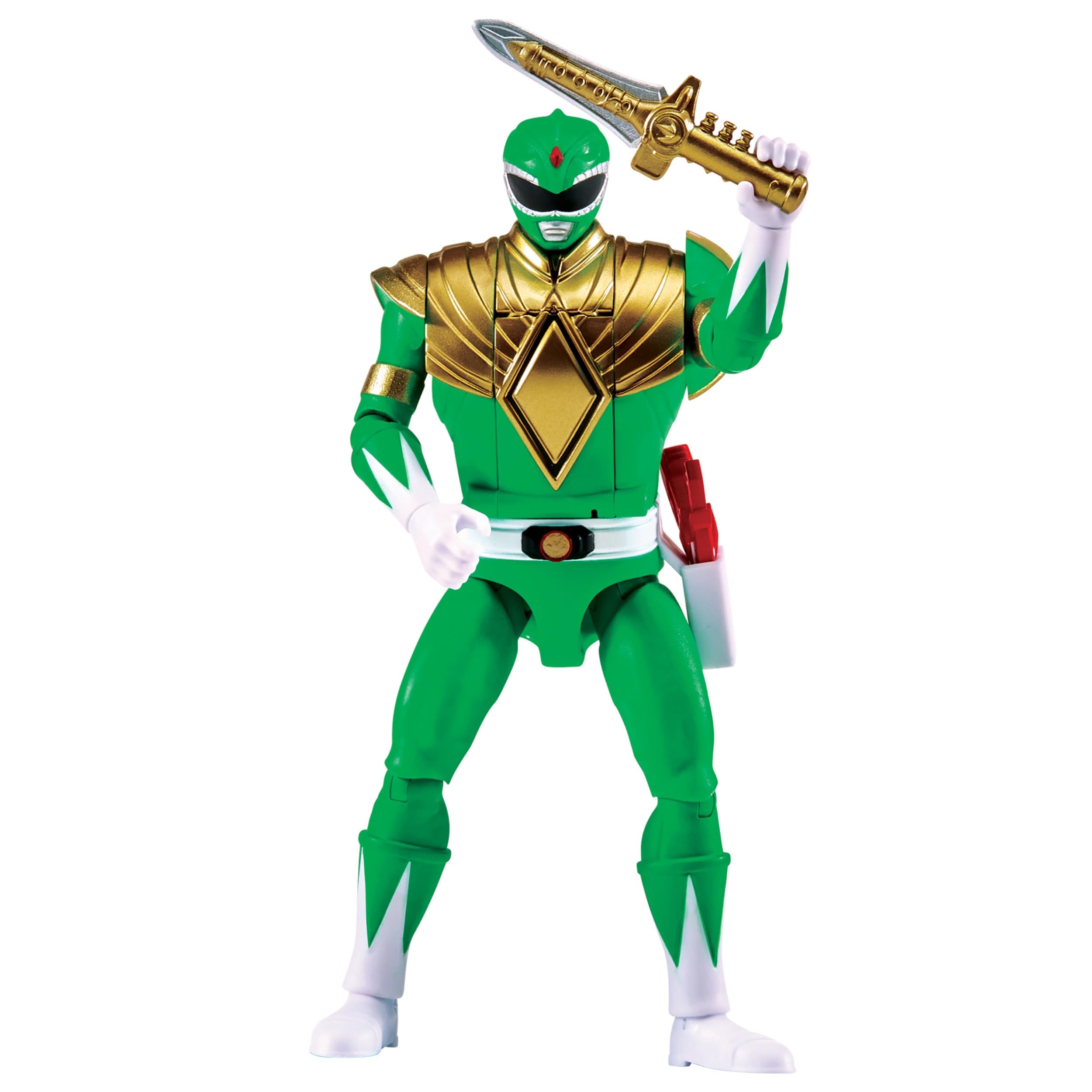 Playmates Power Rangers Auto-Morphin Green Ranger Action Figure | 15.2 cm | Ages 4+