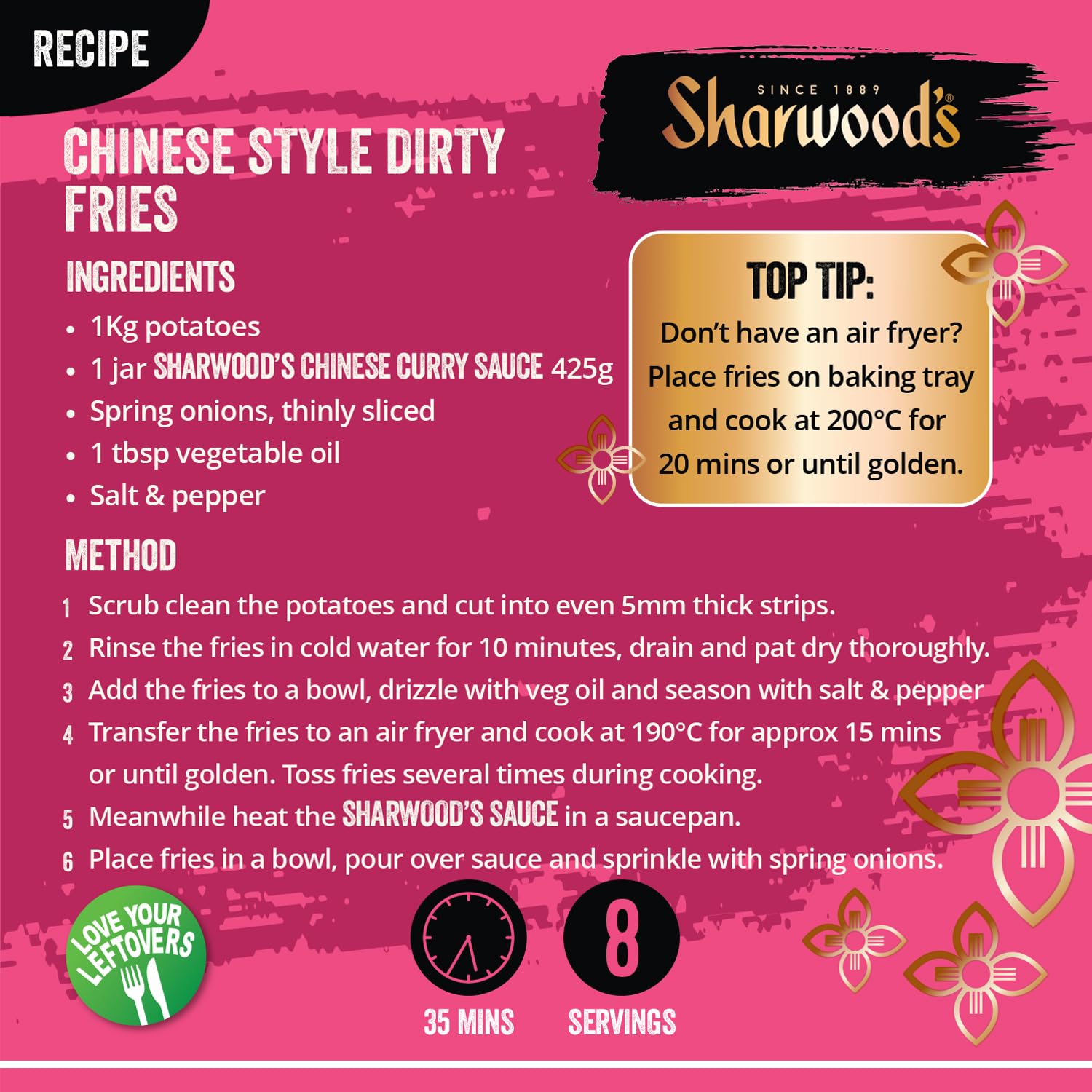 Sharwood's Aromatic Chinese Curry Sauce – Mild Cooking Sauce with Onion & Garlic, 425g 3