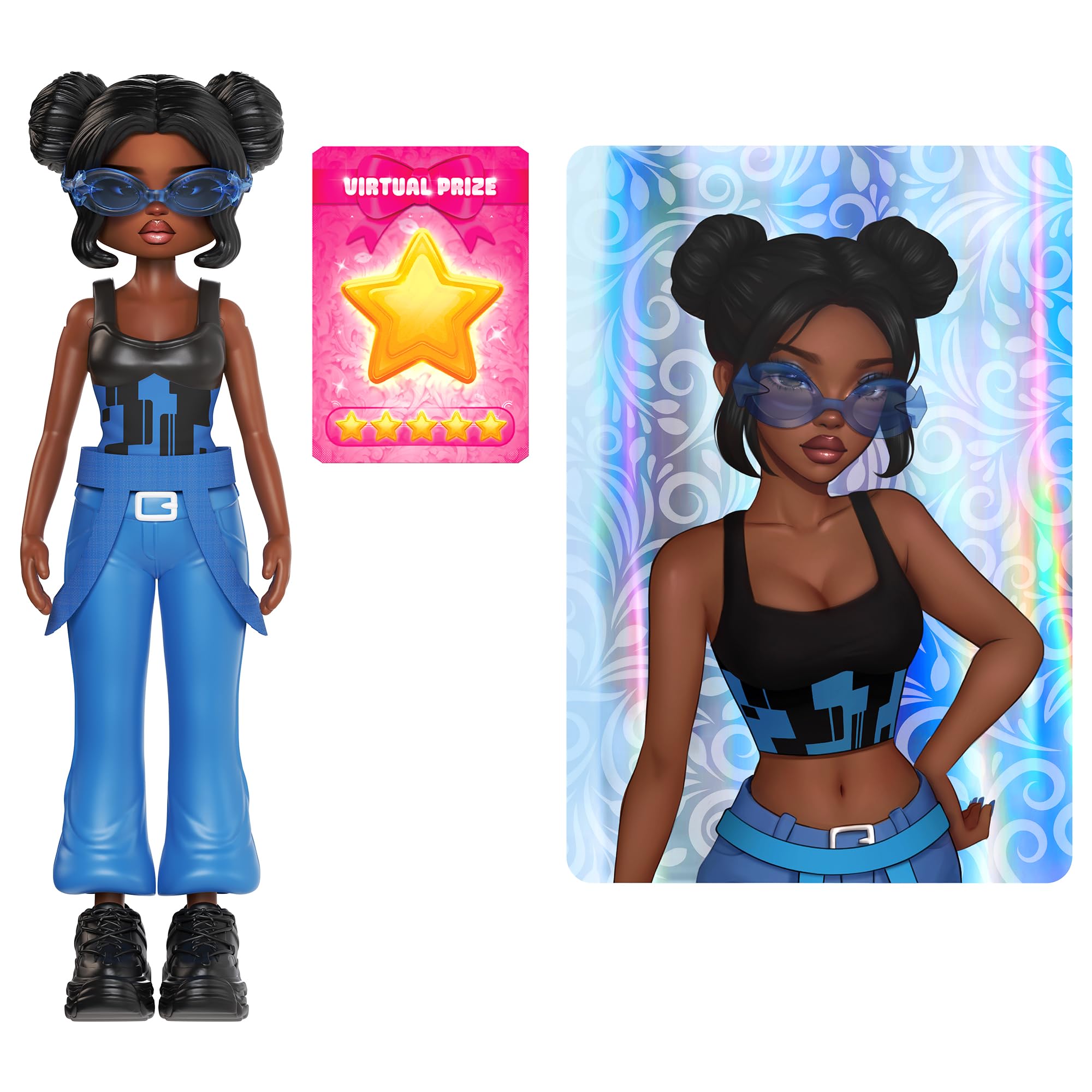 Dress To Impress Mystery Models Series 2 - Collectible Posable Dolls with Display Capsule & DLC Code 16