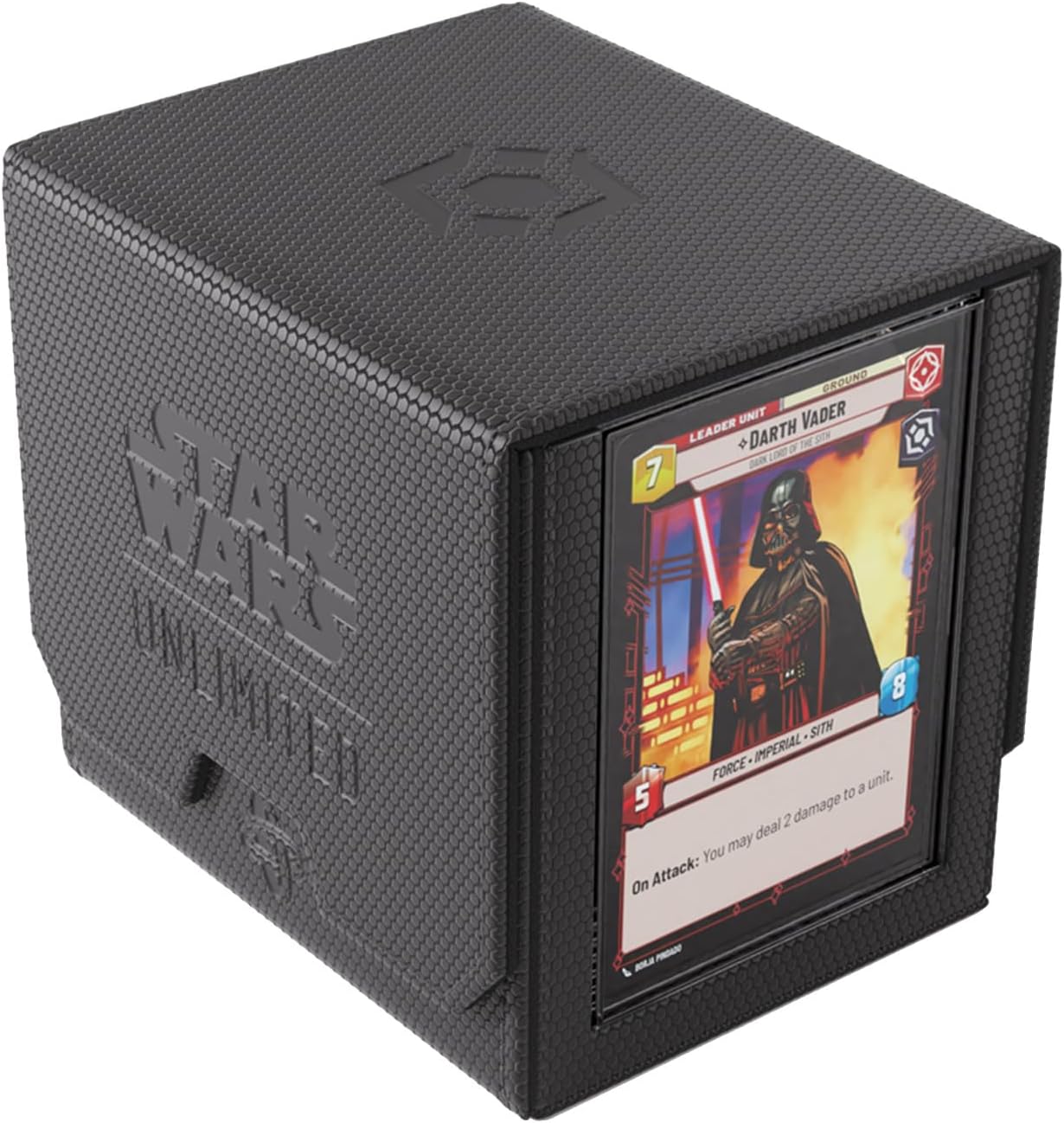 Gamegenic Star Wars Unlimited Deck Pod - Black Card Game Accessory 1