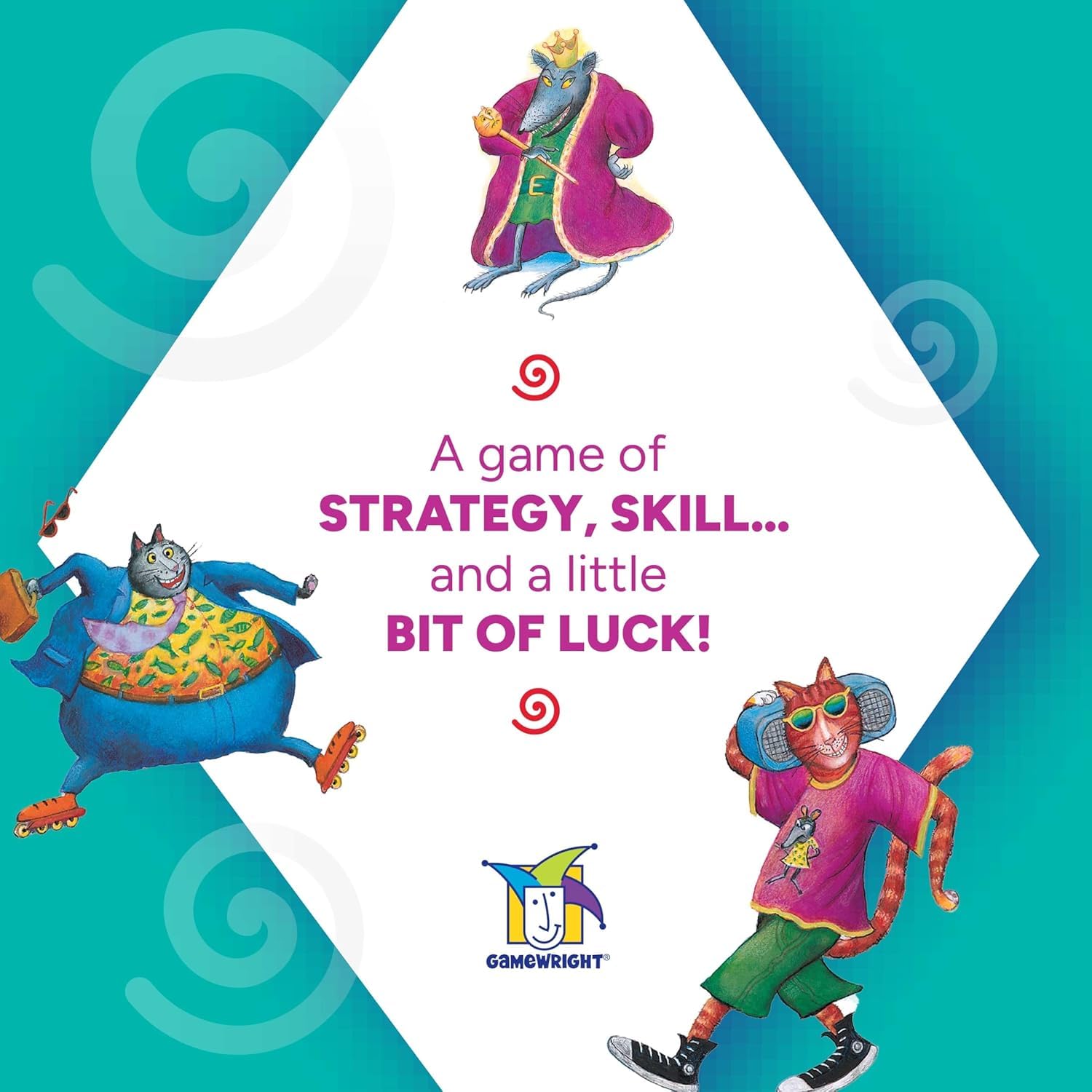 CEACO Rat-a-tat Cat Game - Ages 6+, 2-6 Players, 20 Min Playtime | Educational Card Game 4