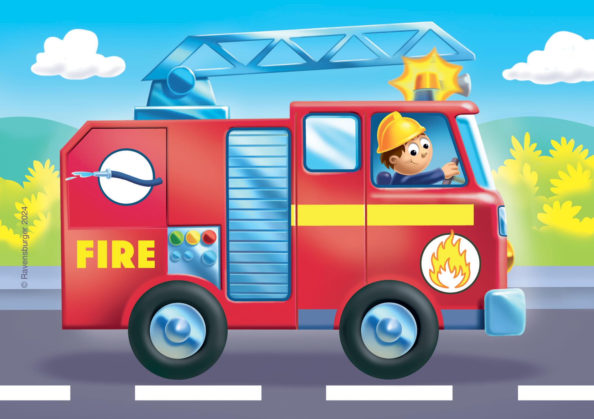 Ravensburger Rescue Vehicles My First Jigsaw Puzzles for Toddlers Age 18 Months+ (4-in-1 Set)
