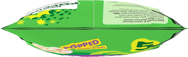Snack a Jacks Crispy Sour Cream and Chive Snacks, 19 g (Pack of 5)