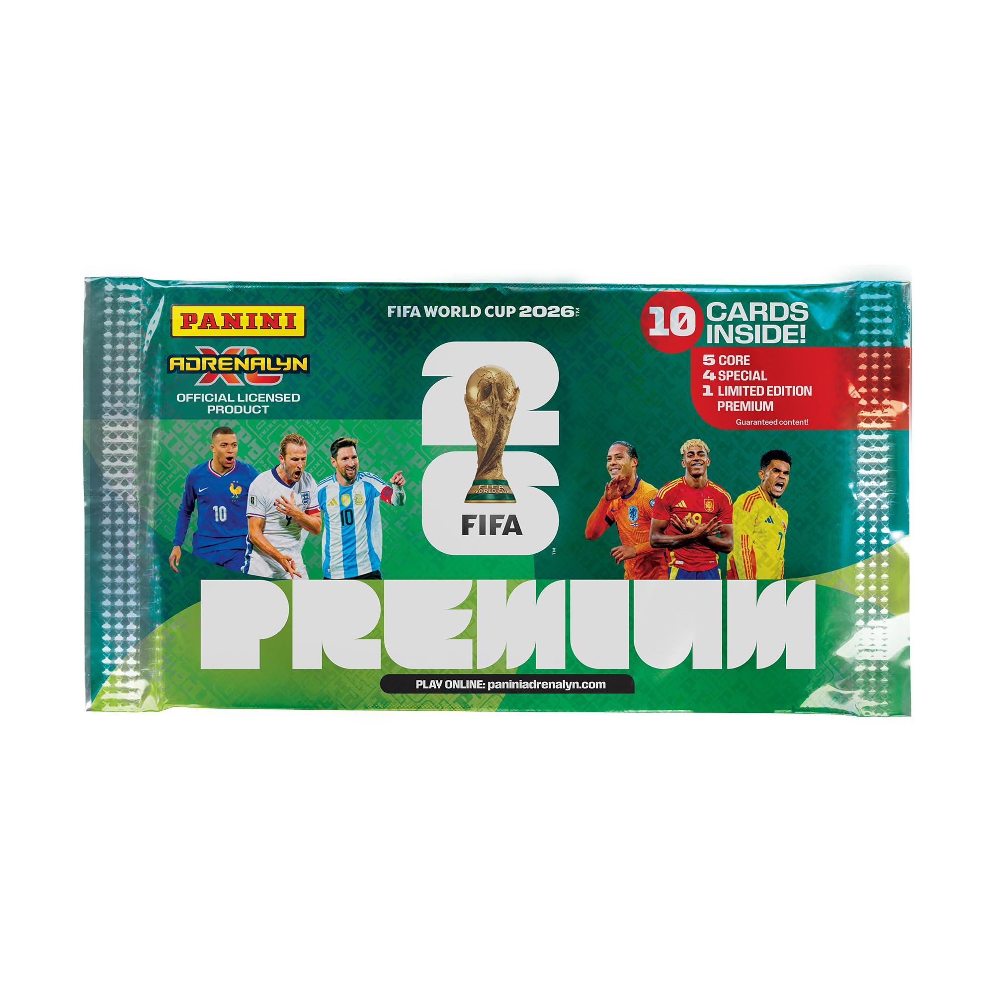 Panini FIFA World Cup 2026 Adrenalyn XL Premium Packs | Release 2026-02-05