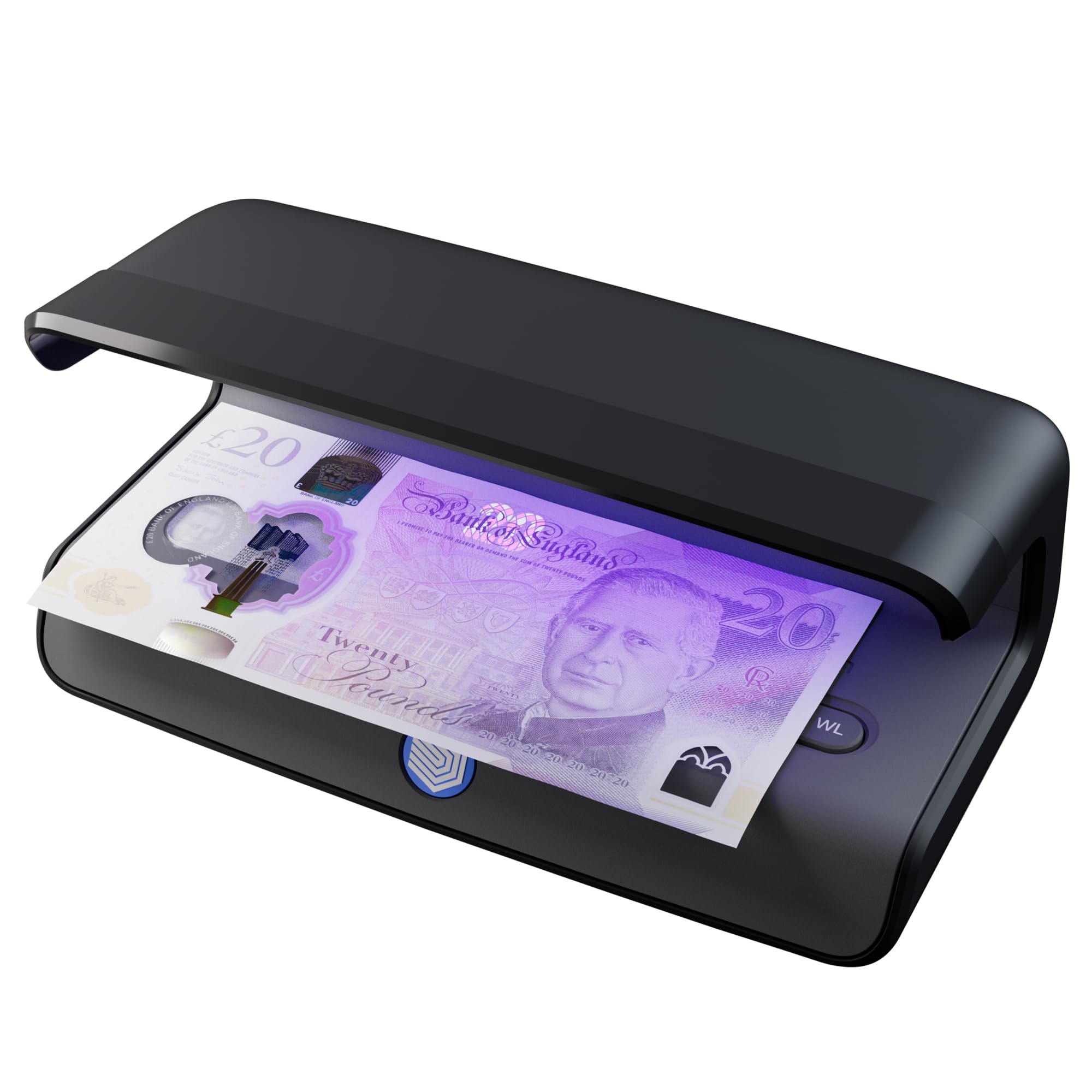 Safescan 75 LED Money Detector with Ultra Strong UV & White Light for Global Currency Verification 1