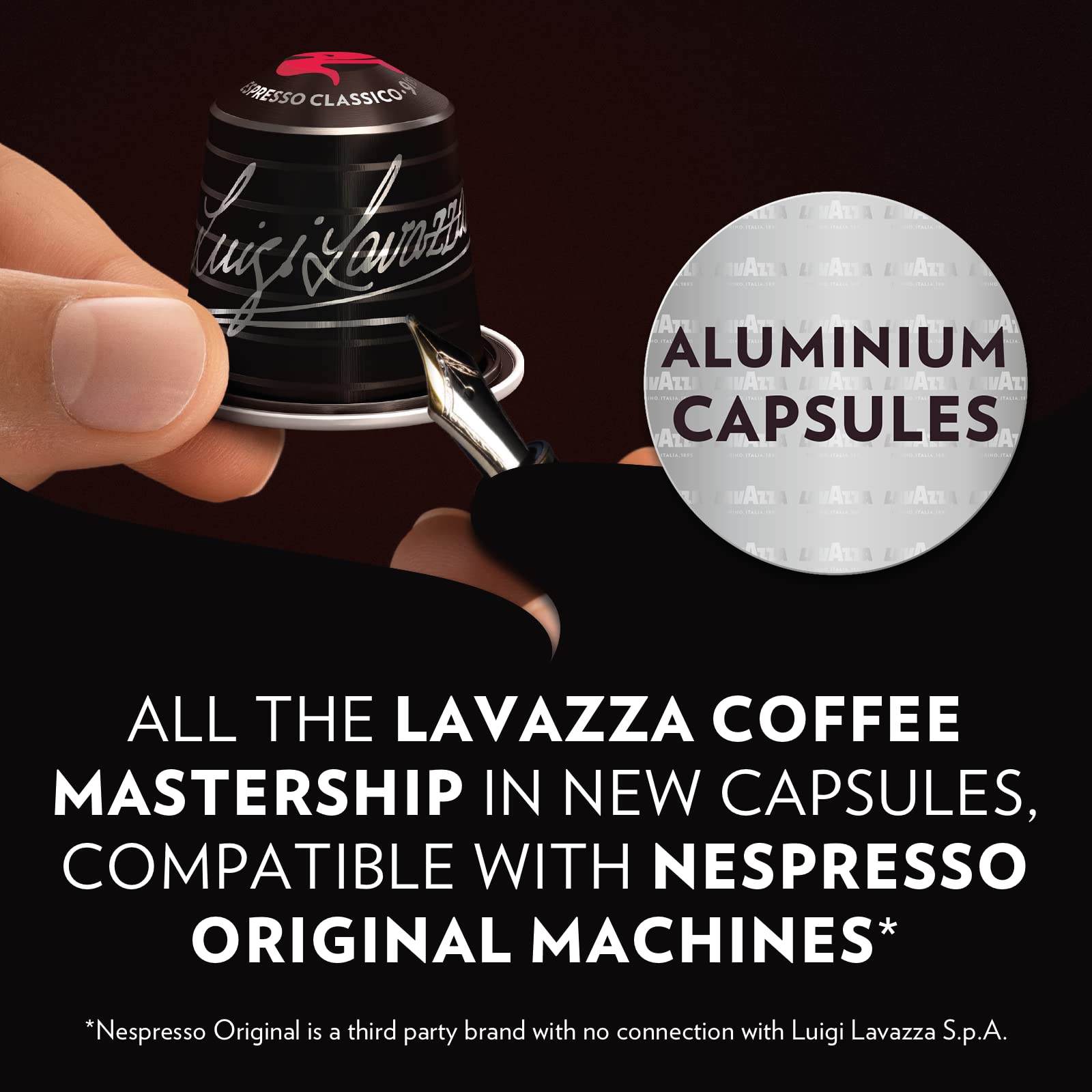 Lavazza Espresso Maestro Classico Coffee Pods - 30 Count, Nespresso Compatible, Intensity 9