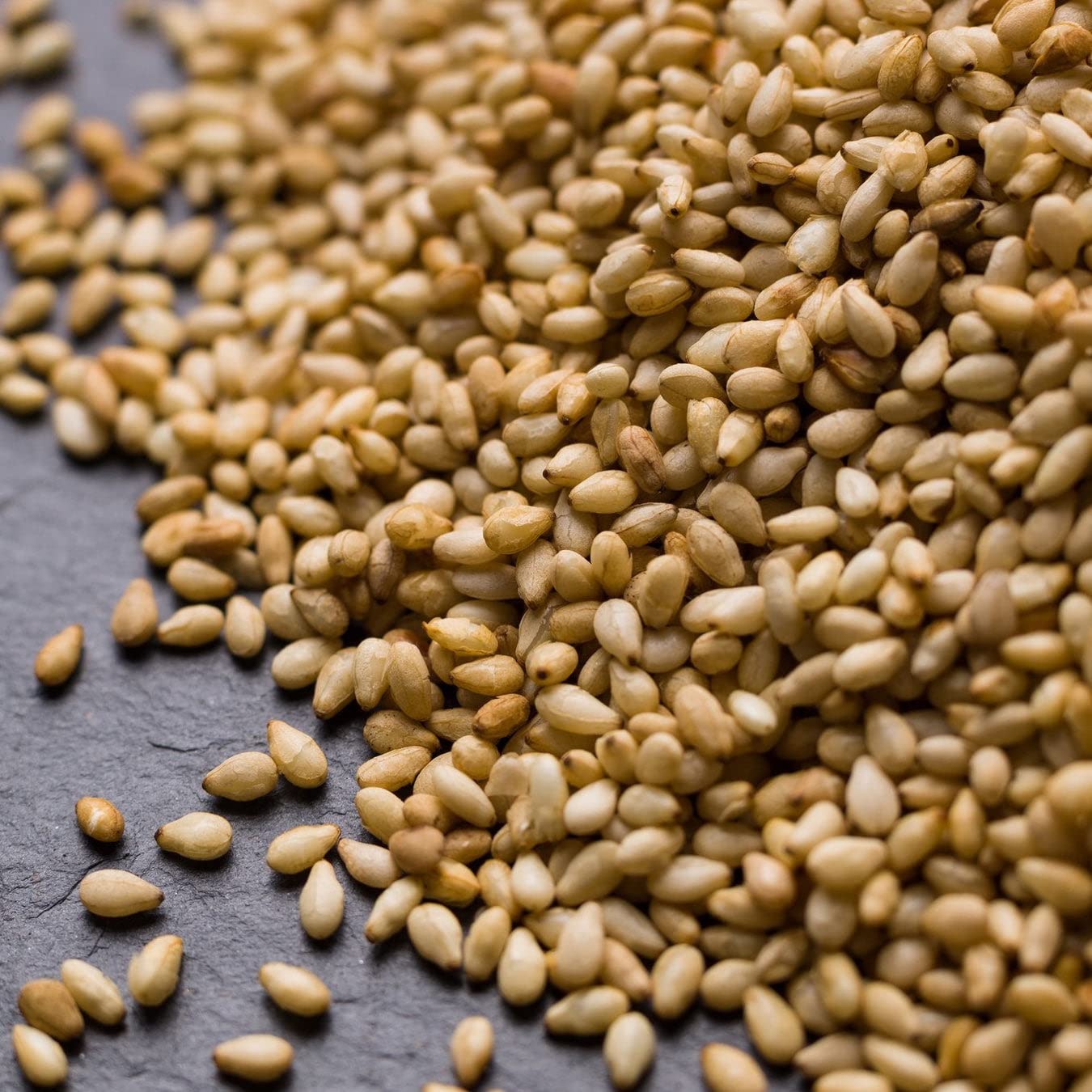 Emma Basic Roasted White Sesame Seeds - High Fibre, Source of Protein | 1kg 2