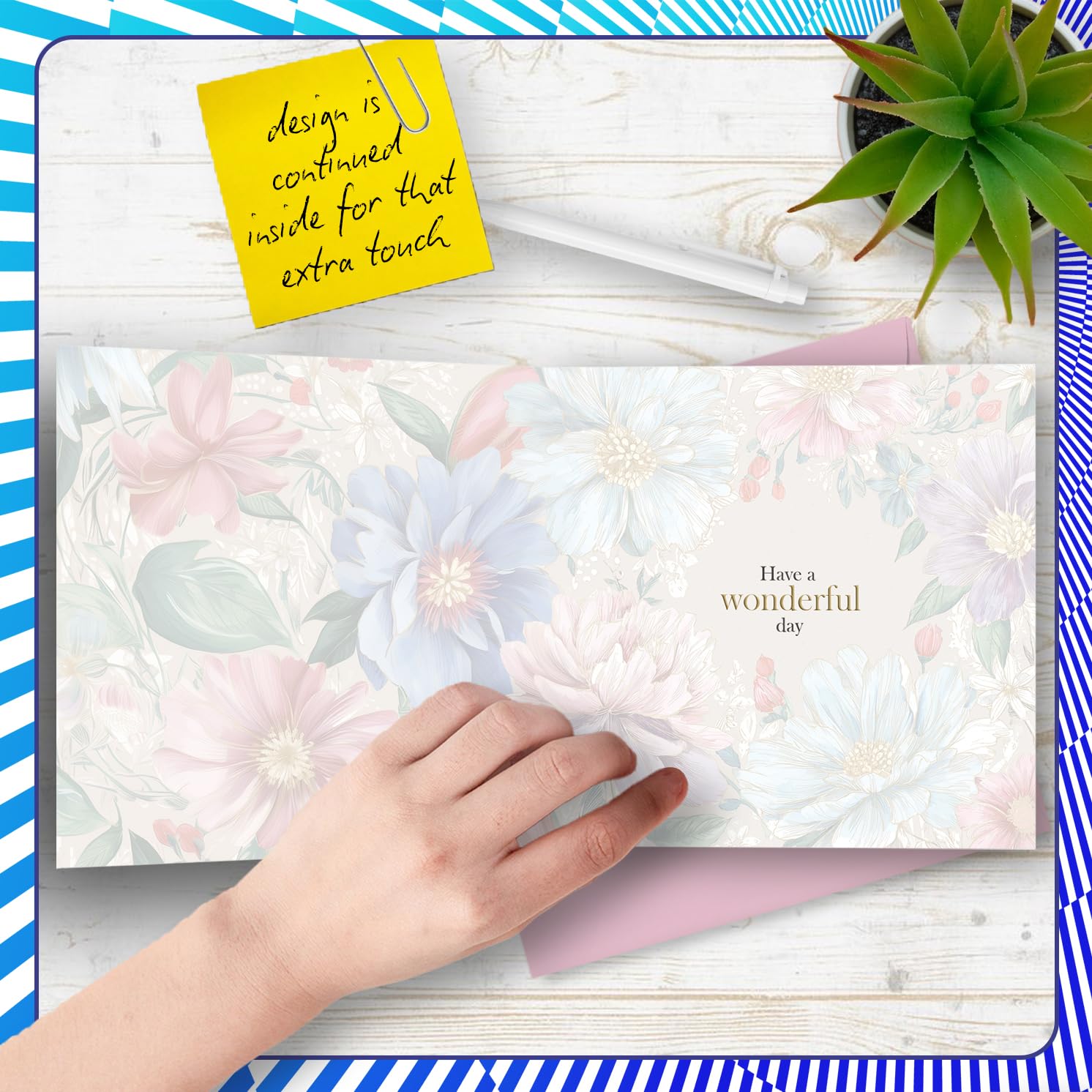 Stuff4 Friend Birthday Card - Special Greetings | 145mm x 145mm | Uncoated Interior 4