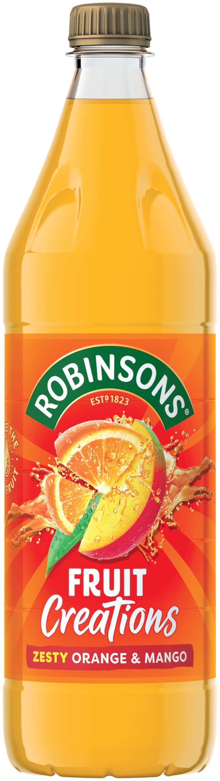 Robinsons Fruit Creations Real Fruit Squash Low Calorie Zesty Orange and Mango