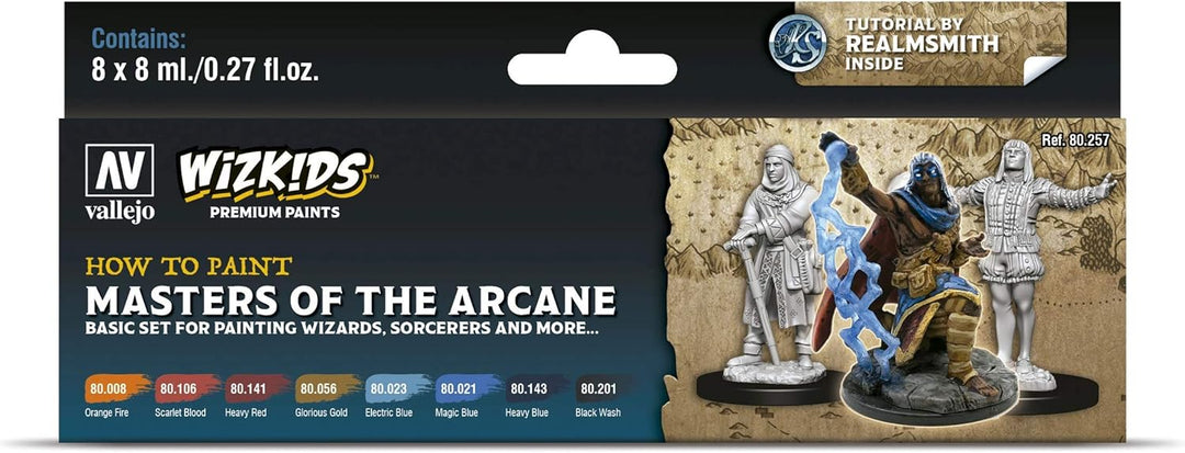 Vallejo Masters of the Arcane Model Paint Set (080257)