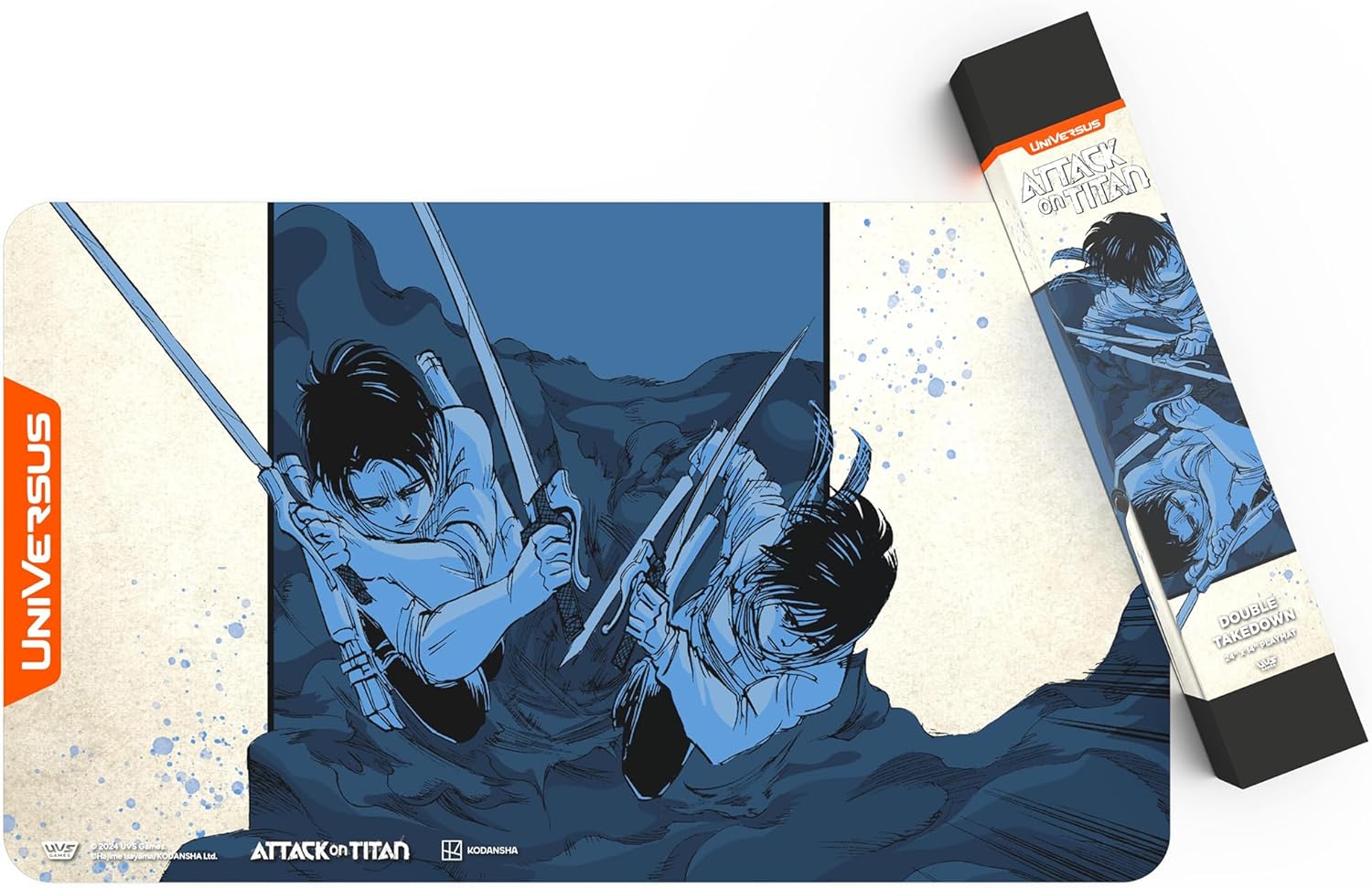 UniVersus Attack on Titan: Origins of Power Double Takedown Playmat 24 x 14 2