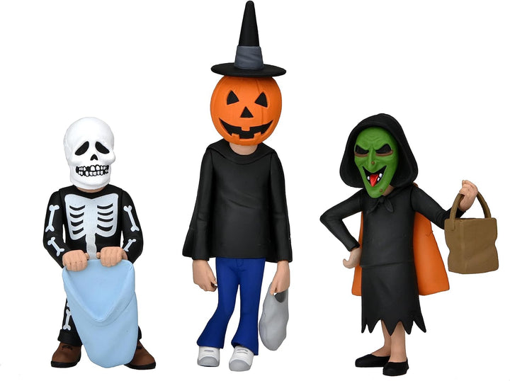 NECA Toony Terrors Halloween III: Season of the Witch - Trick-or-Treaters Action Figure 3-Pack (04485)