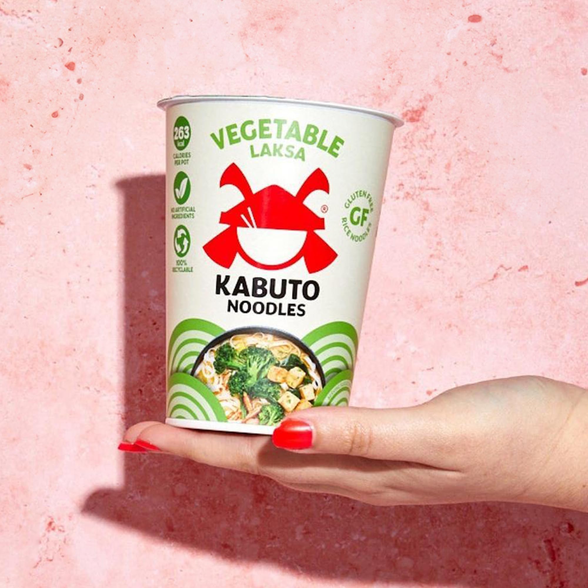 Kabuto Noodles - Vegetable Laksa Instant Noodles | 6 Pack (6 x 65g) | Gluten Free, Low Fat, 100% Recyclable Packaging 3