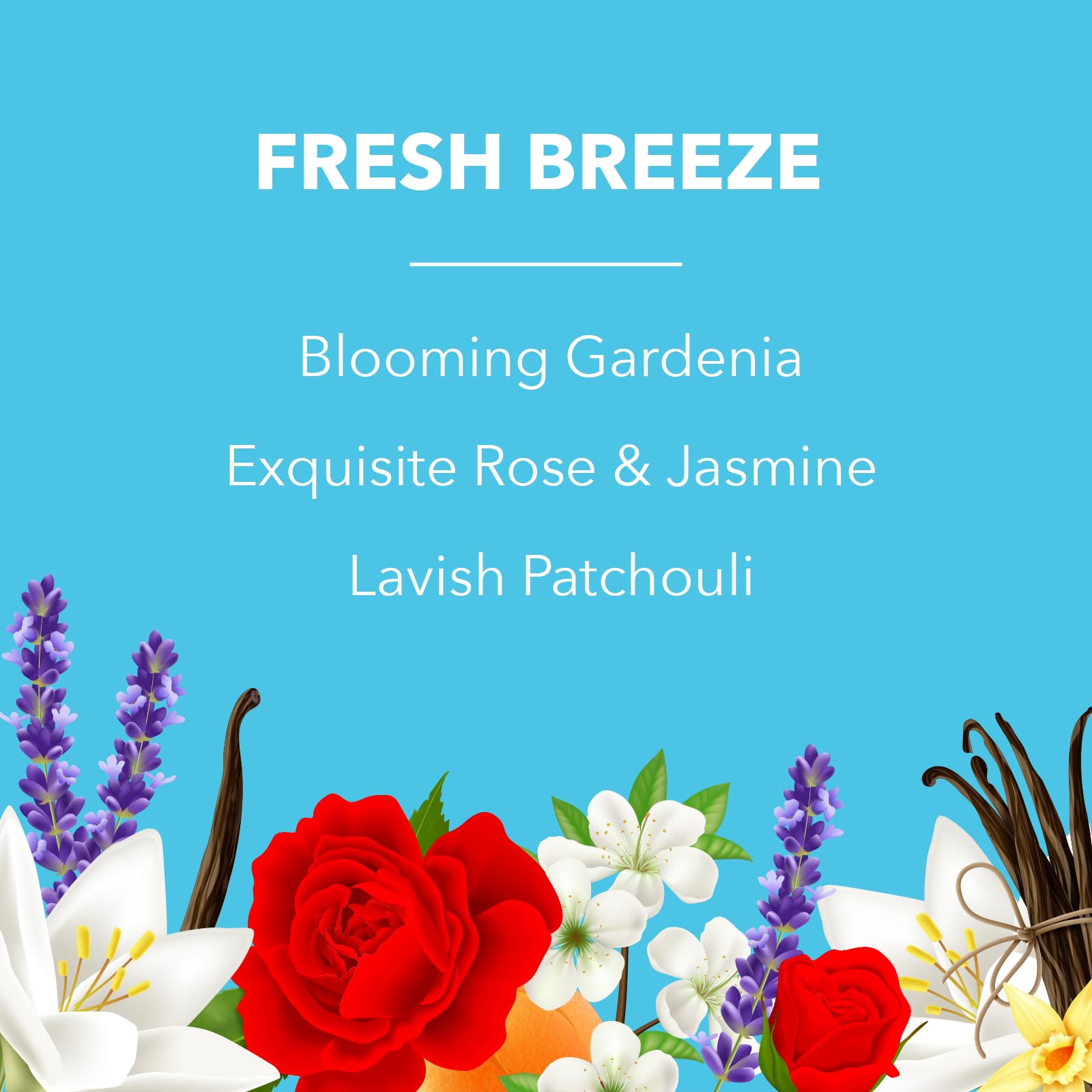 Fabulosa In-Wash Laundry Fragrance Boost Beads - Fresh Breeze Scent | 3 x 400g Pack