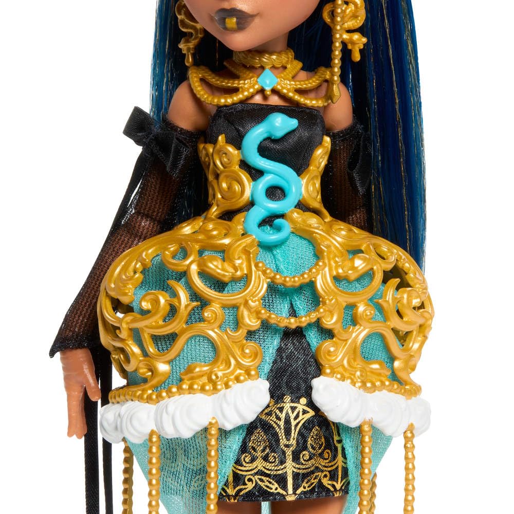 Monster High Cleo De Nile Scary Sweet Birthday Doll JBG76 | 11.4-inch Plastic Doll | Ages 4+ 4