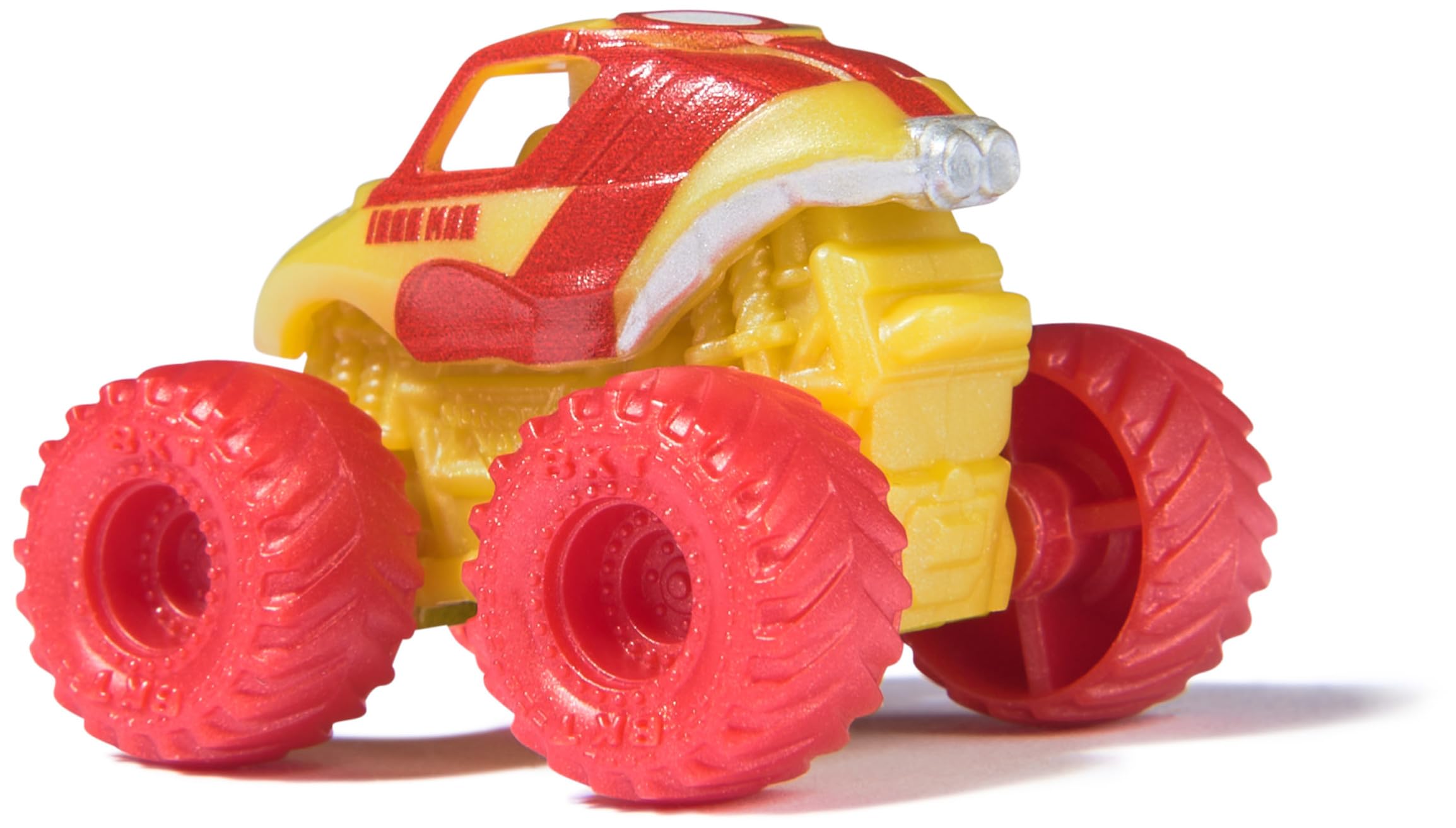 Monster Jam Marvel Mini Monster Truck 3-Pack (Black Panther, Captain America, Iron Man) 1:87 Scale Die-Cast 6