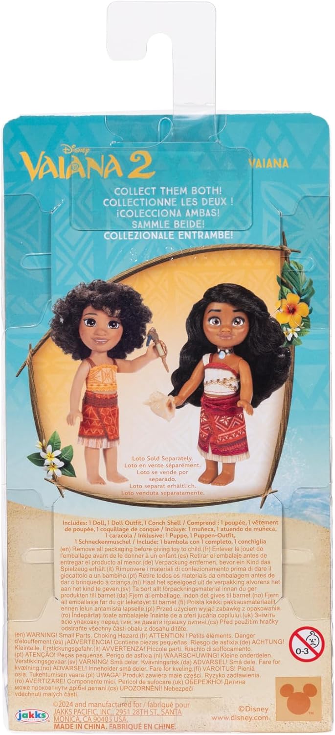 Moana 2 - Moana Petite Doll 6" OPP Fall 2024 5L Collectible Figure