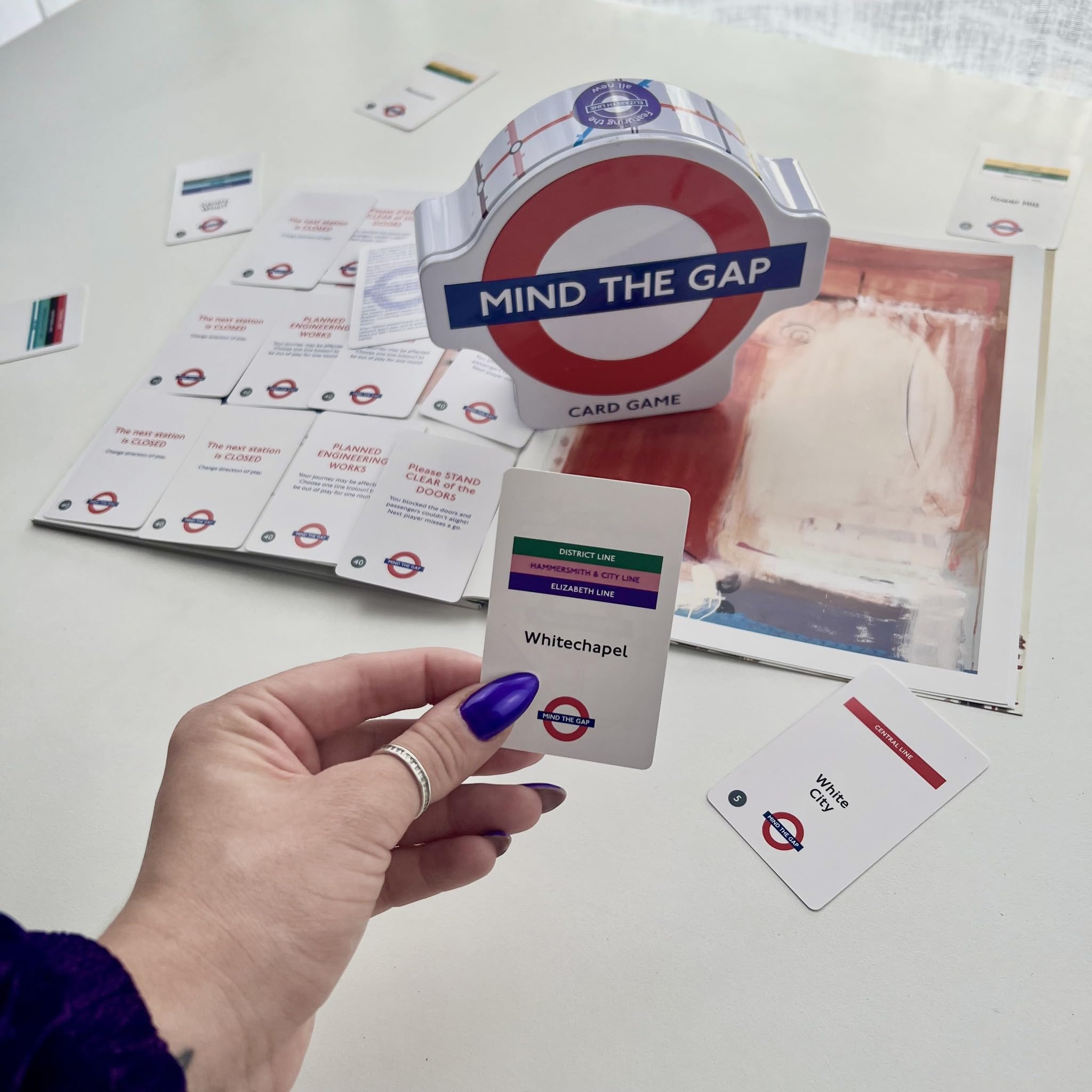 Gibsons Mind the Gap London Underground Travel Card Game | 2-8 Players | Ages 6+ 7