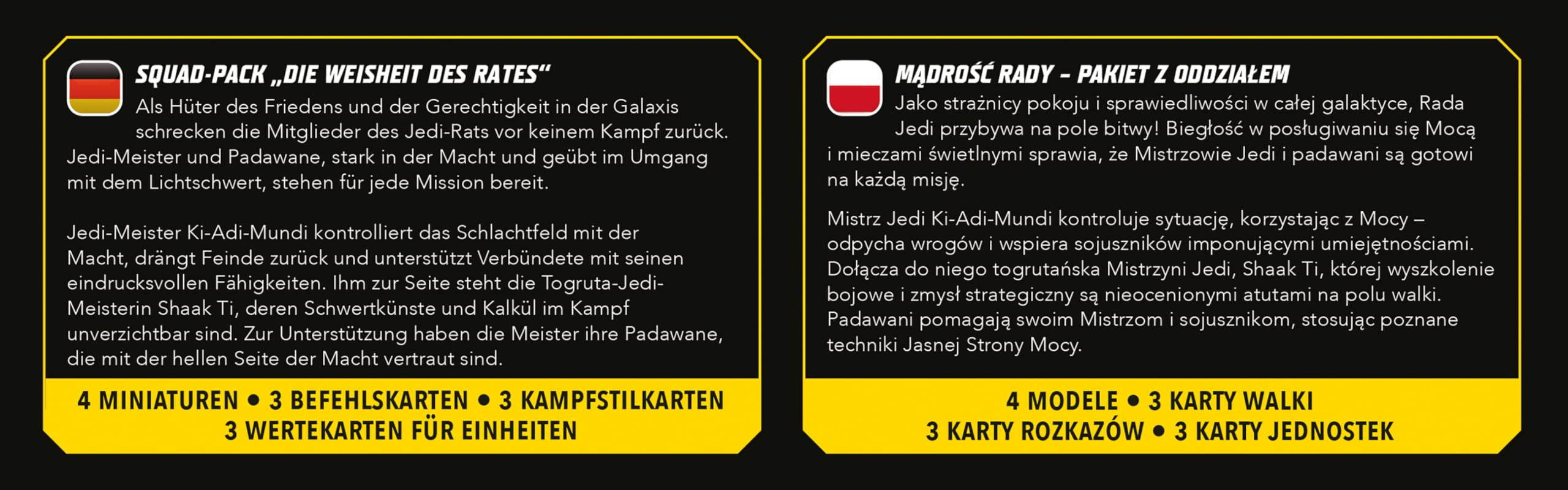 Atomic Mass Games Star Wars Shatterpoint: Wisdom of the Council Squad Pack 3