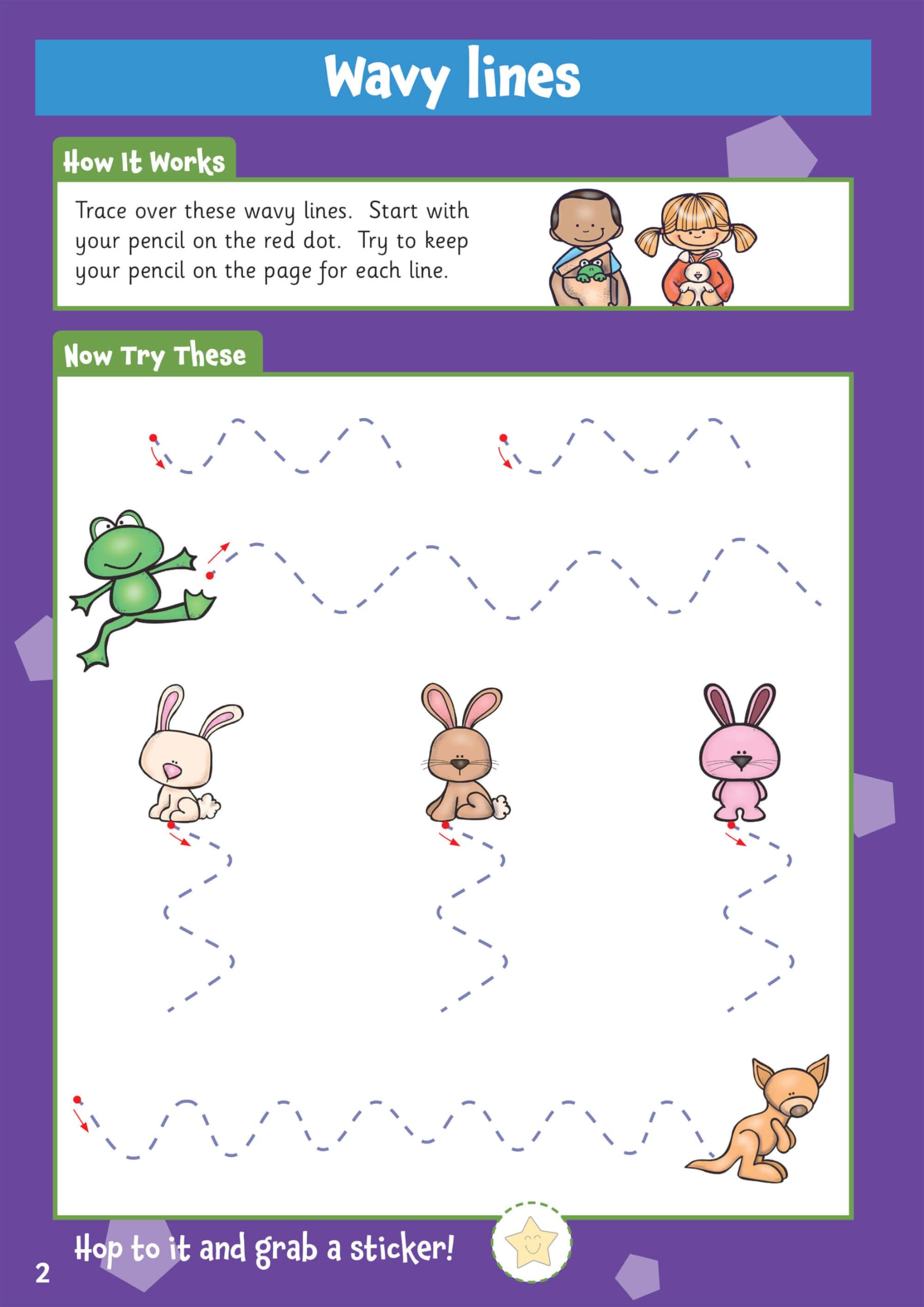 CGP 10 Minutes a Day Writing for Ages 3-5 Activity Book | Paperback | Includes Reward Stickers
