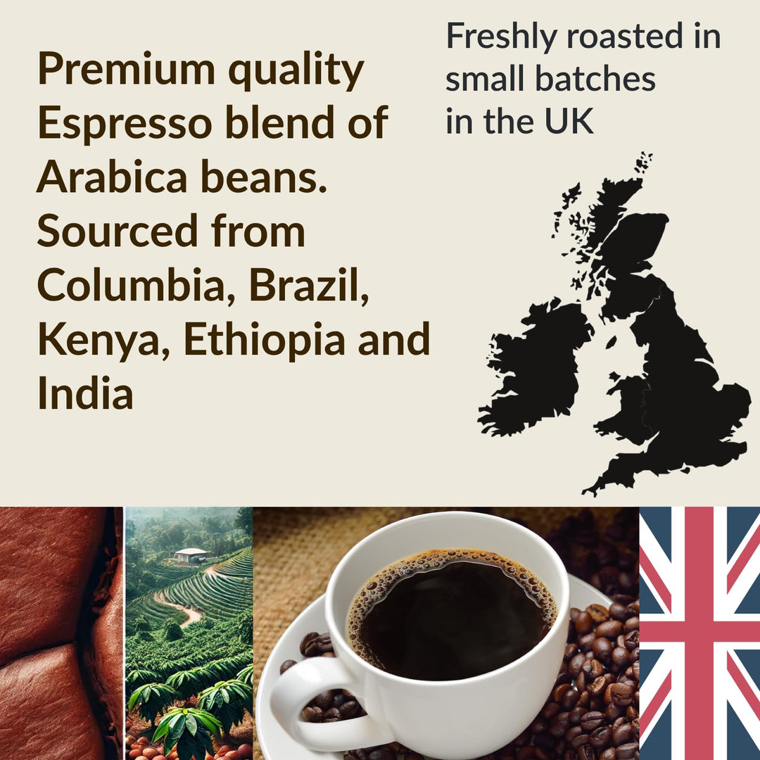 Spiller & Tait Signature Blend - Award-Winning Whole Bean Coffee 1kg
