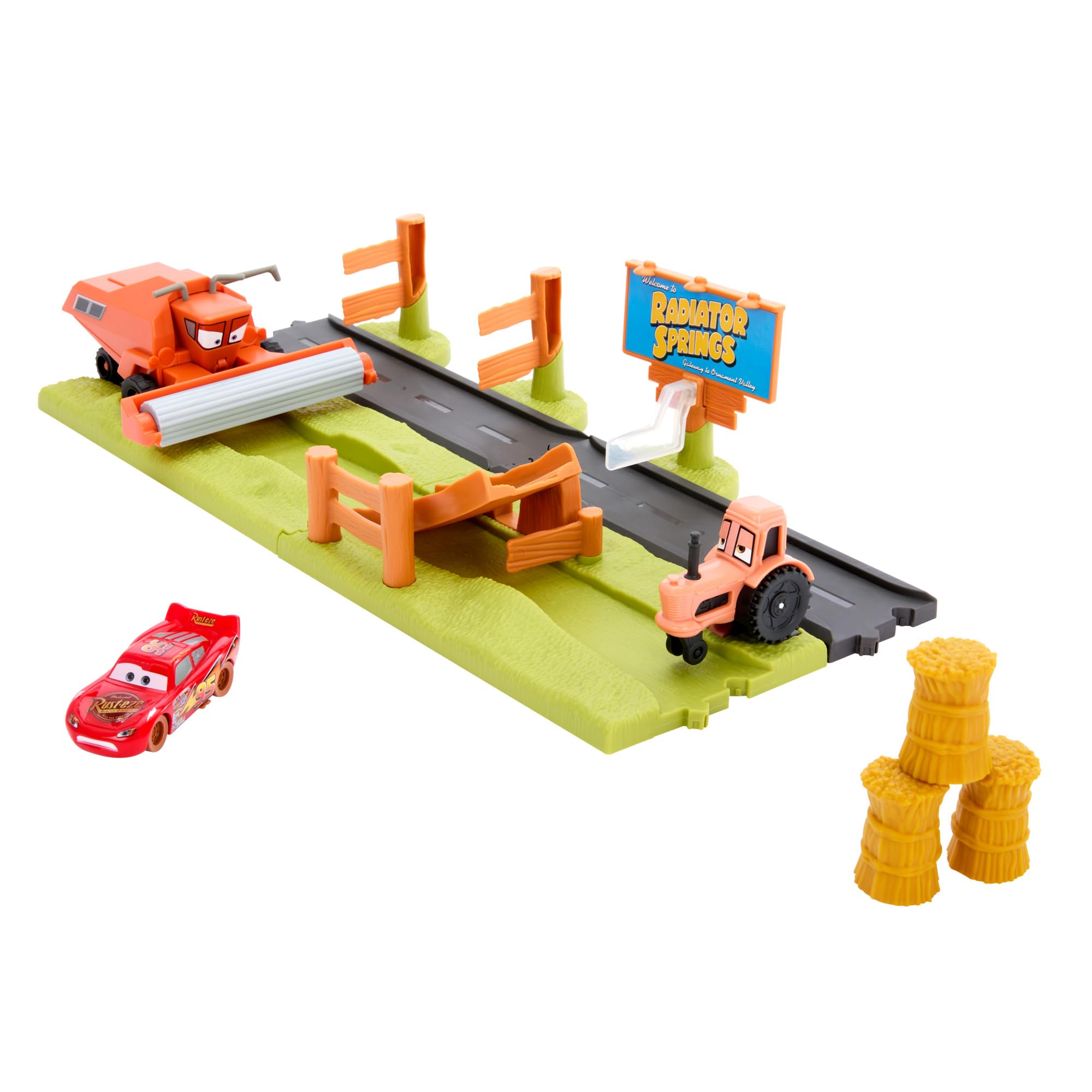 Mattel Disney and Pixar Cars Frank Escape Playset with 3 Vehicles | Ages 4+
