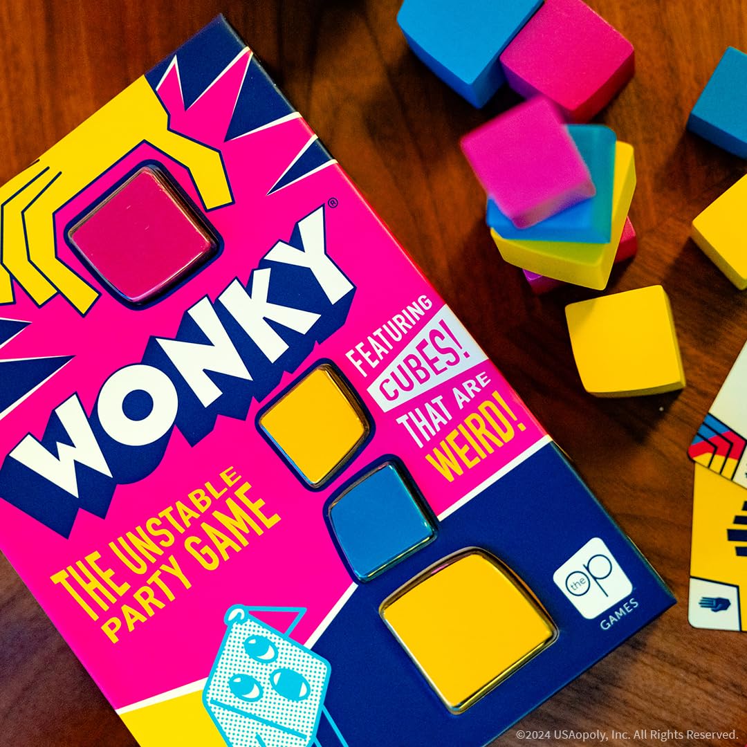 USAopoly Wonky Stacking & Balancing Game | Multicolor Cardboard | Ages 8+ 2
