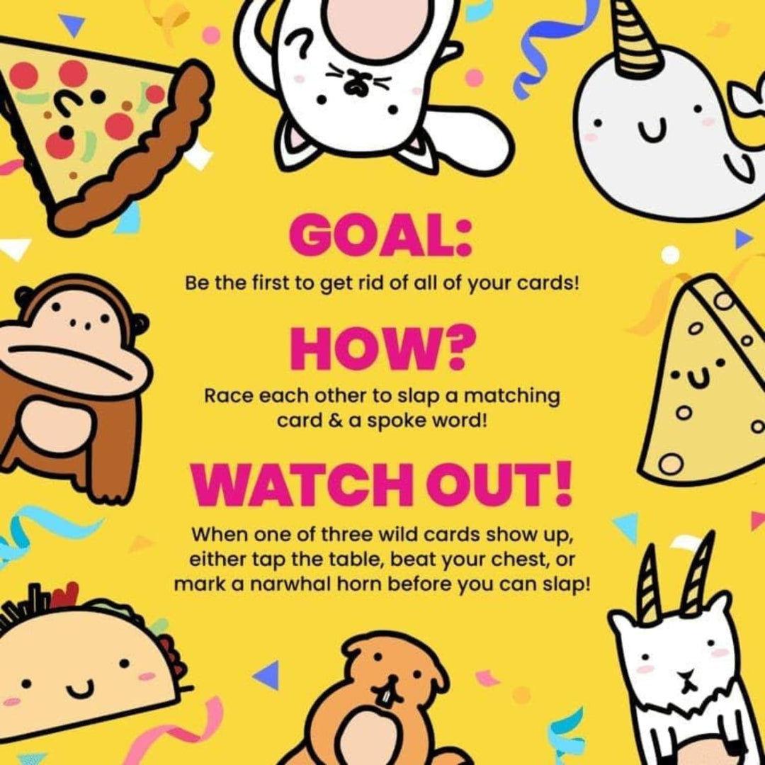 Blue Orange Taco Cat Goat Cheese Pizza Card Game