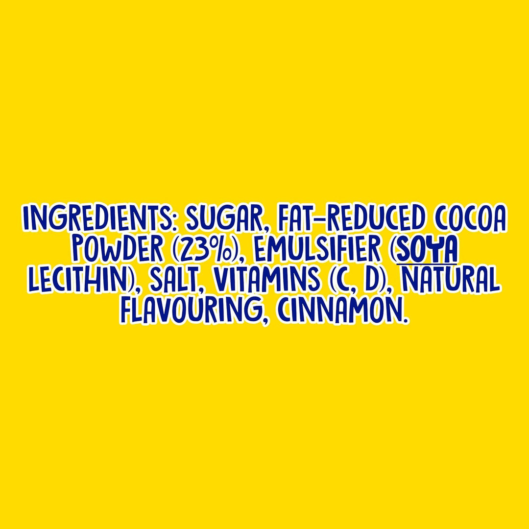 Nesquik Hot Chocolate Powder 400g - Gluten Free, No Artificial Ingredients, Sustainably Sourced Cocoa