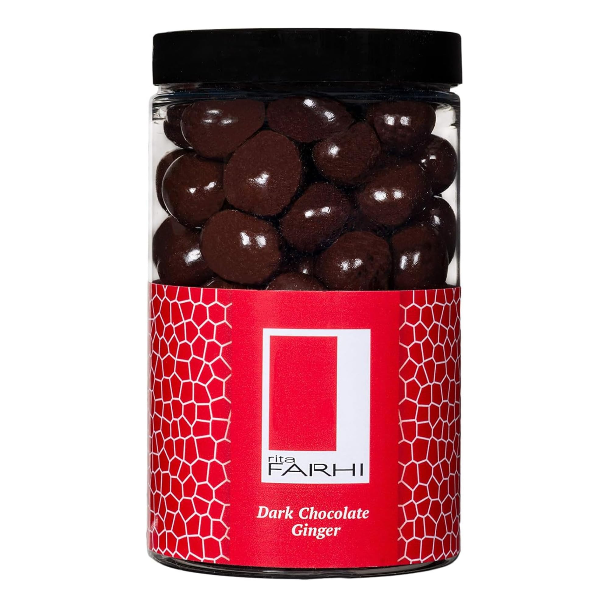 Rita Farhi - Dark Chocolate Covered Ginger Luxury Gift Jar 350g 6