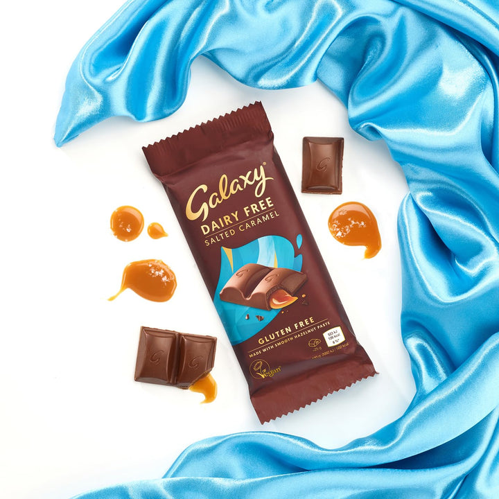 Galaxy - Dairy Free Chocolate Bar Vegan Caramel & Hazelnut 100g