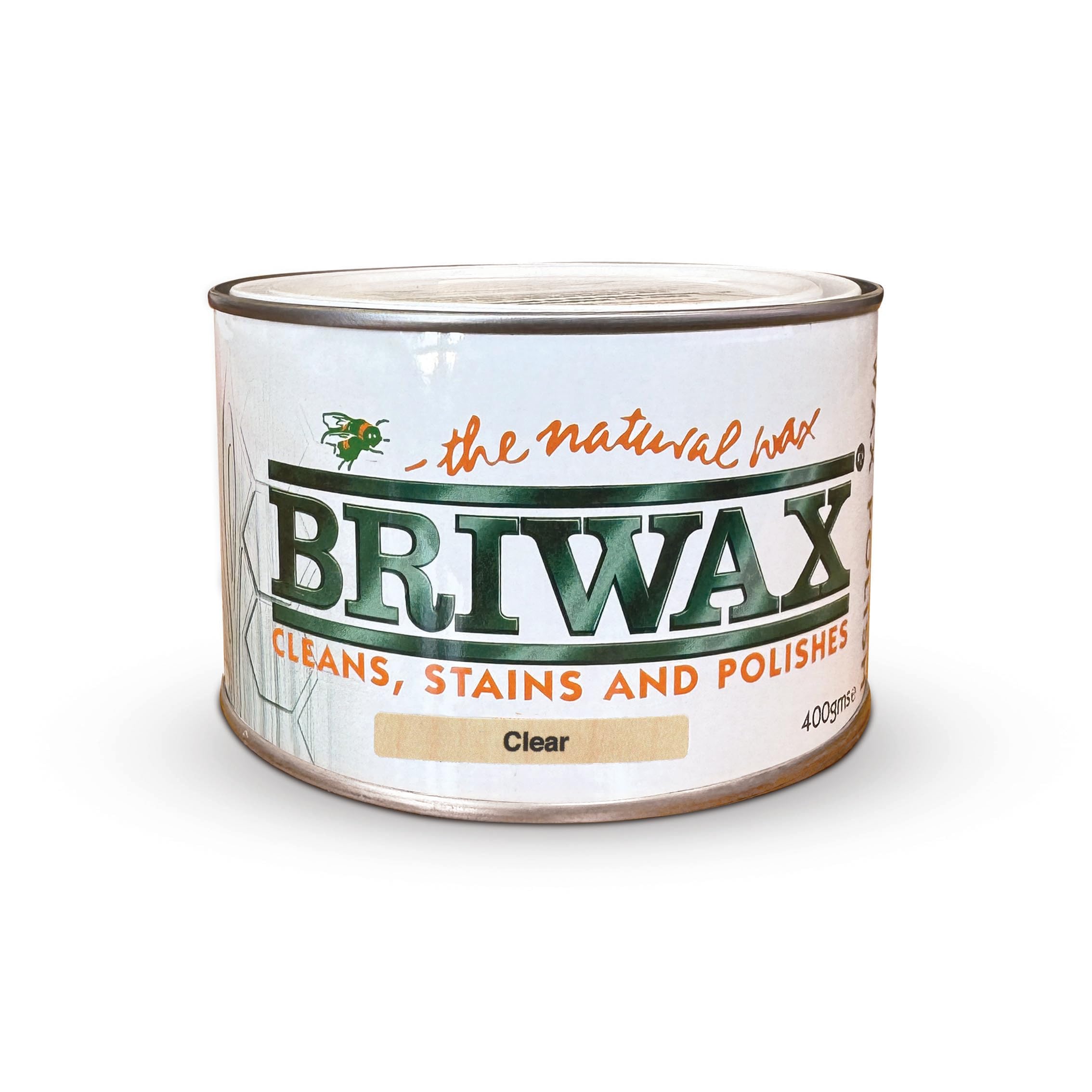 Briwax Premium Beeswax Furniture Wax Polish - Clear | 200g Paste 1