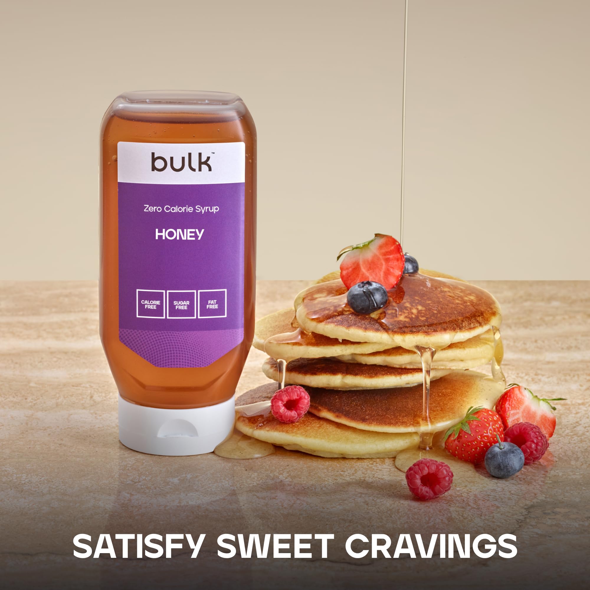Bulk Zero Calorie Honey Syrup - Sugar Free, Fat Free | 400 ml Bottle
