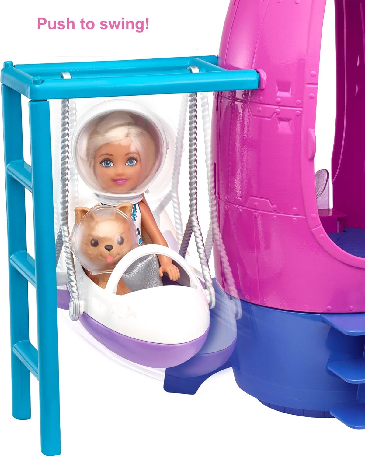 Barbie Space Discovery Chelsea Doll & Rocket Ship Playset with Puppy - Ages 3 to 7